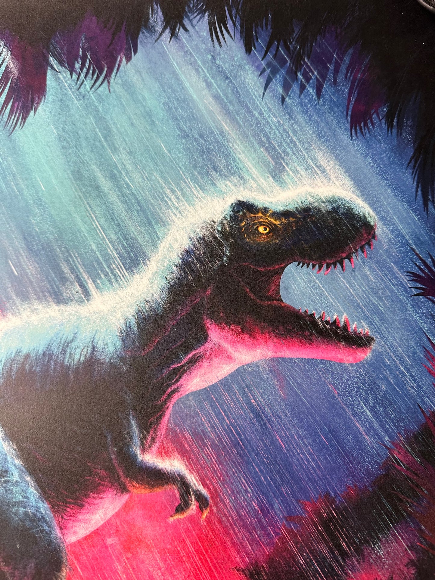 Carly AF - Jurassic Park T-Rex 16.5x23.4 art print - detail image 2