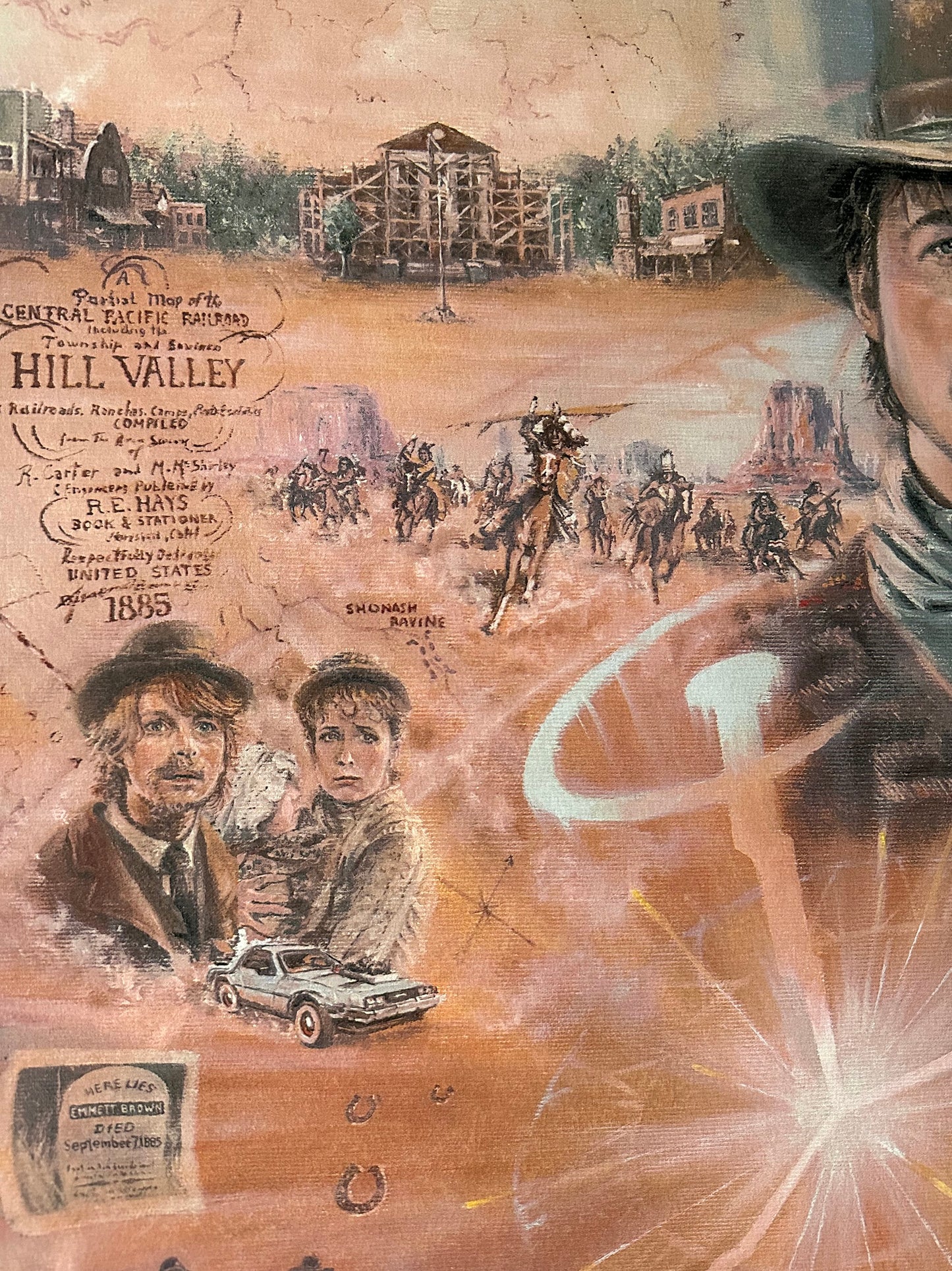 Gustavo Barroni - Back to the Future III 24x36 movie poster - detail image 3