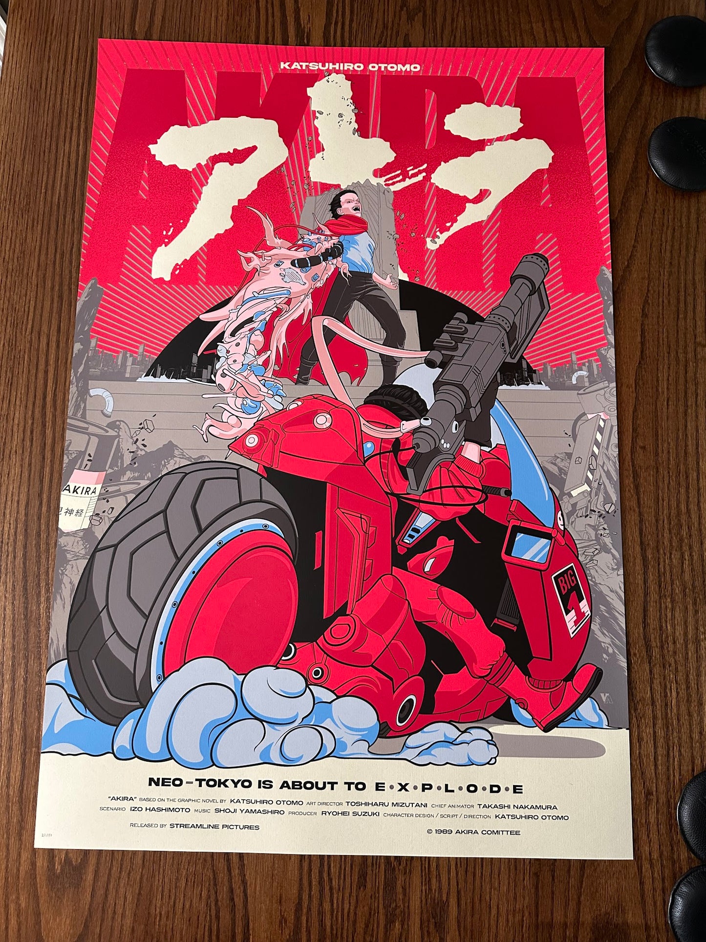 Vincent Aseo - Akira - 24x36 - Limited Edition Poster