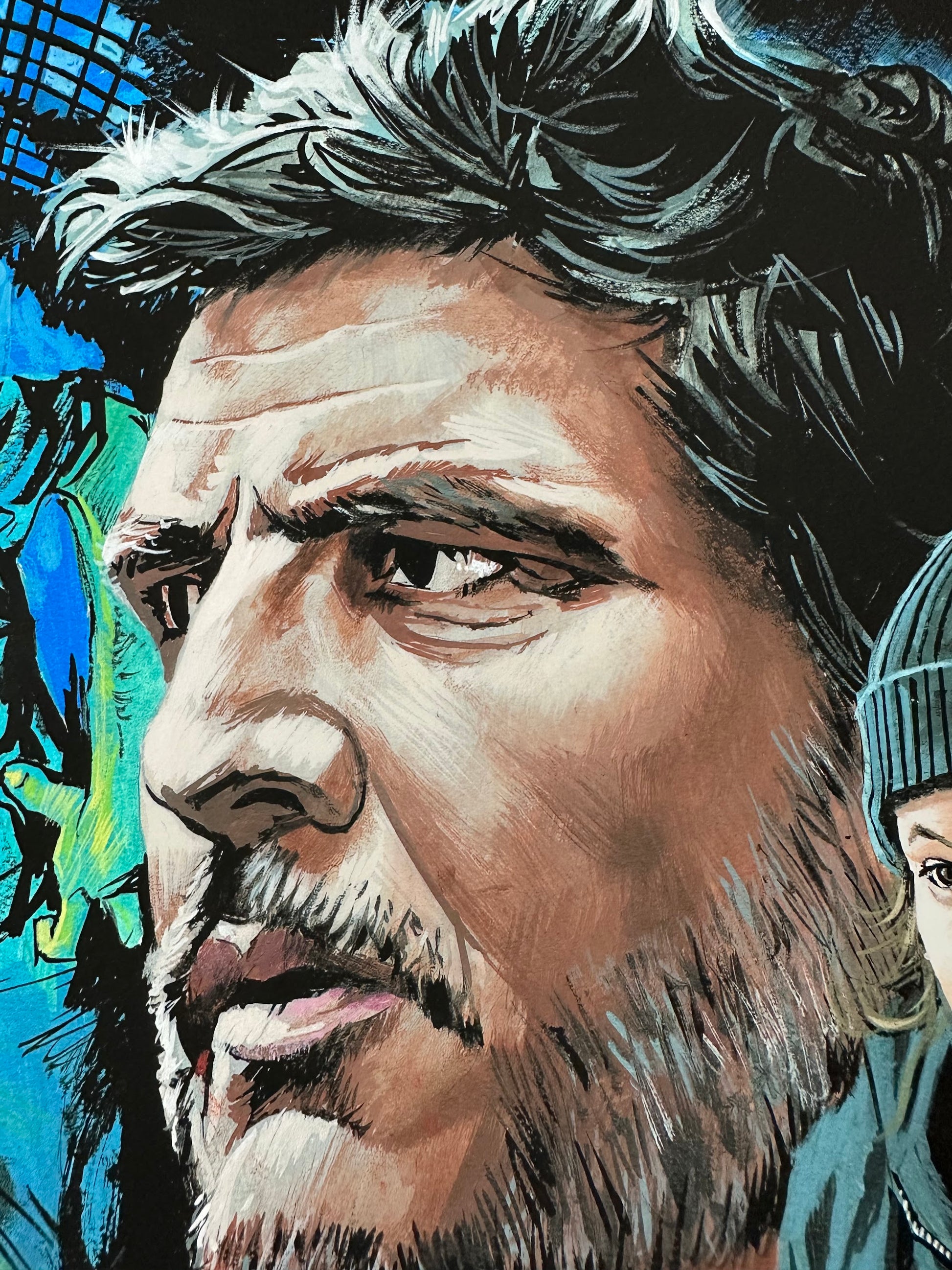 Paul Mann - The Last of Us Portrait 16x12 art print - detail image 6