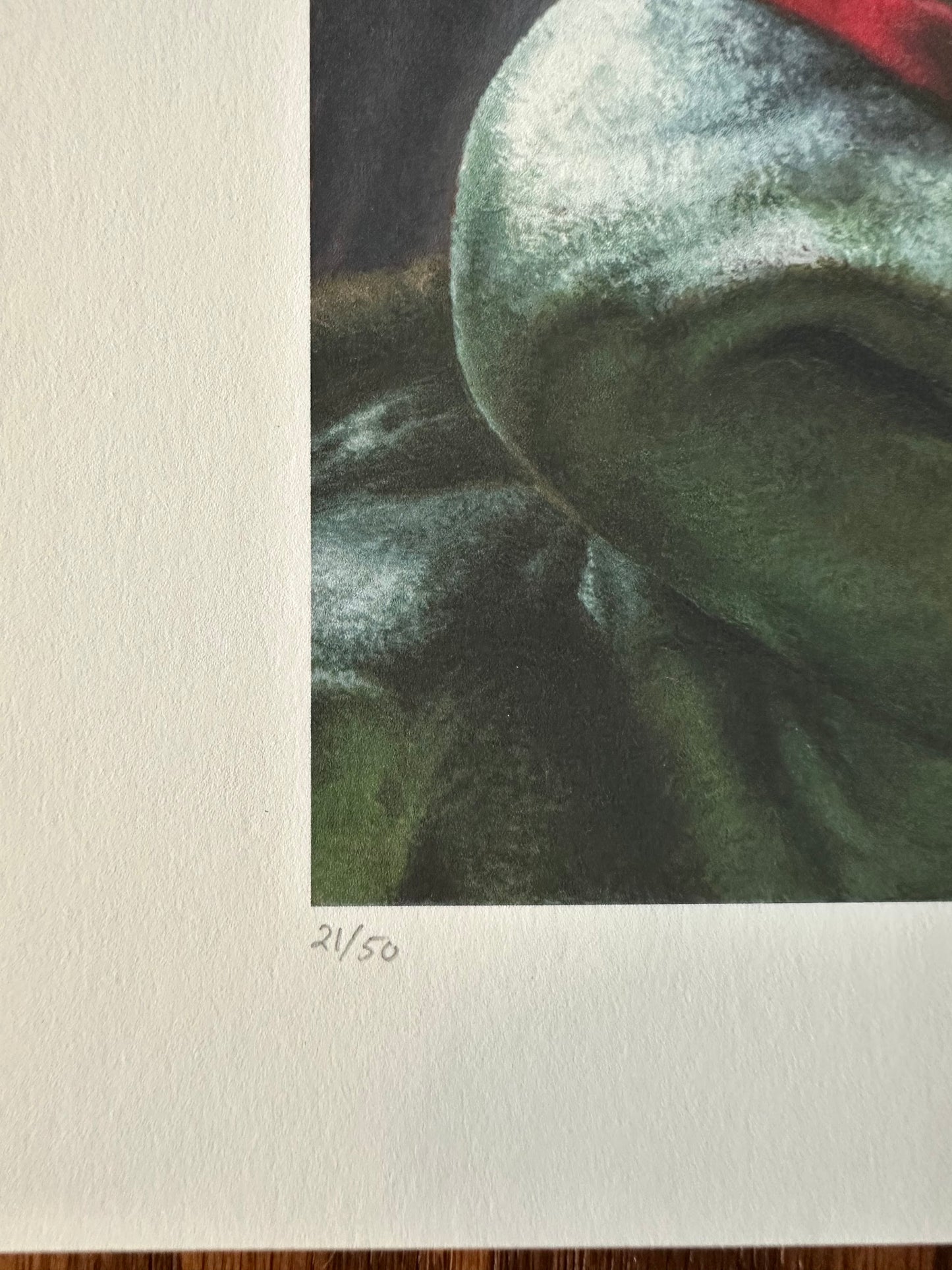 Ashton Gallagher - Teenage Mutant Ninja Turtles Raph Portrait 6x6 art print - detail image 3