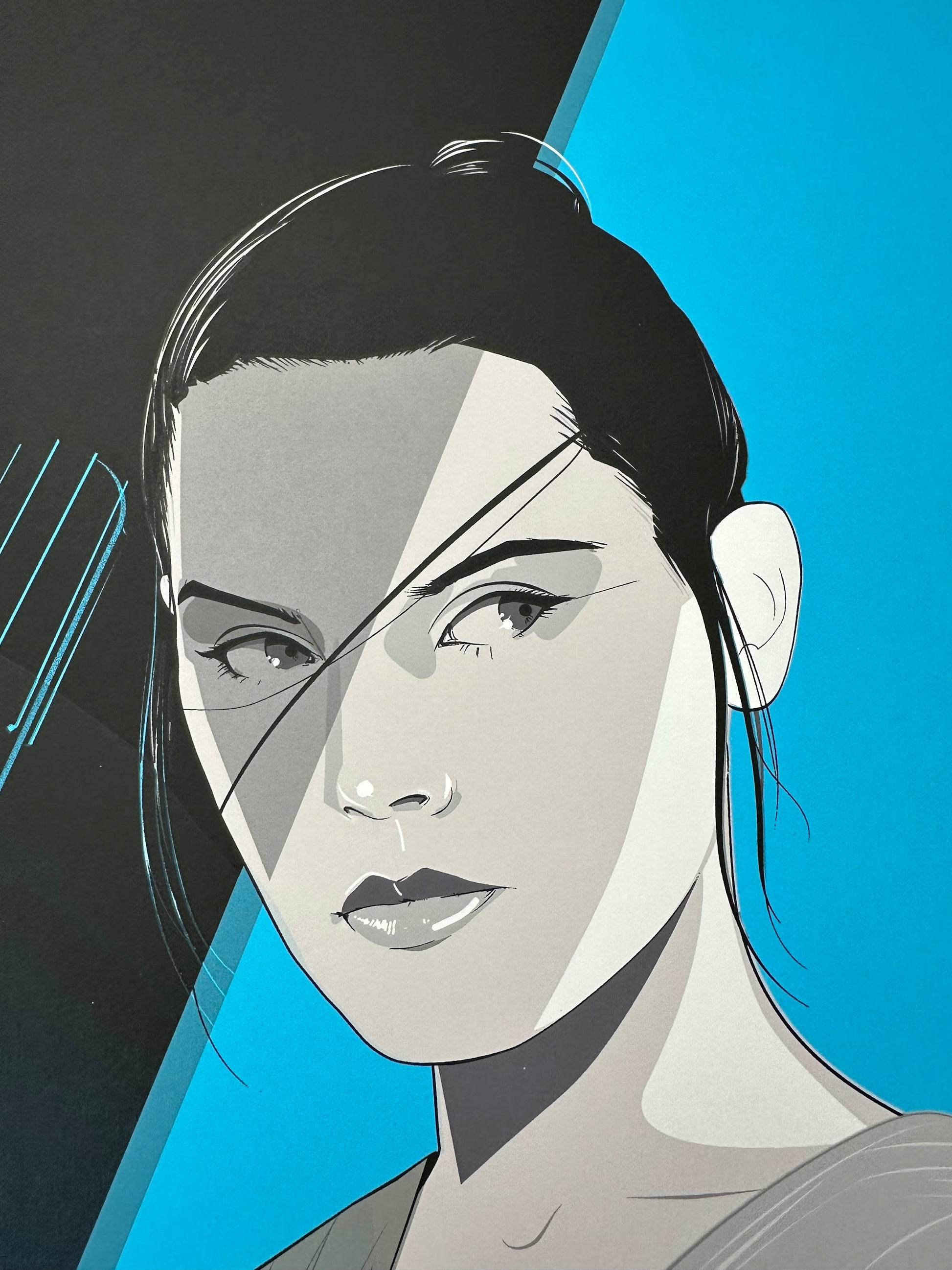 Craig Drake - Star Wars Rey 24x36 movie poster - detail image 2