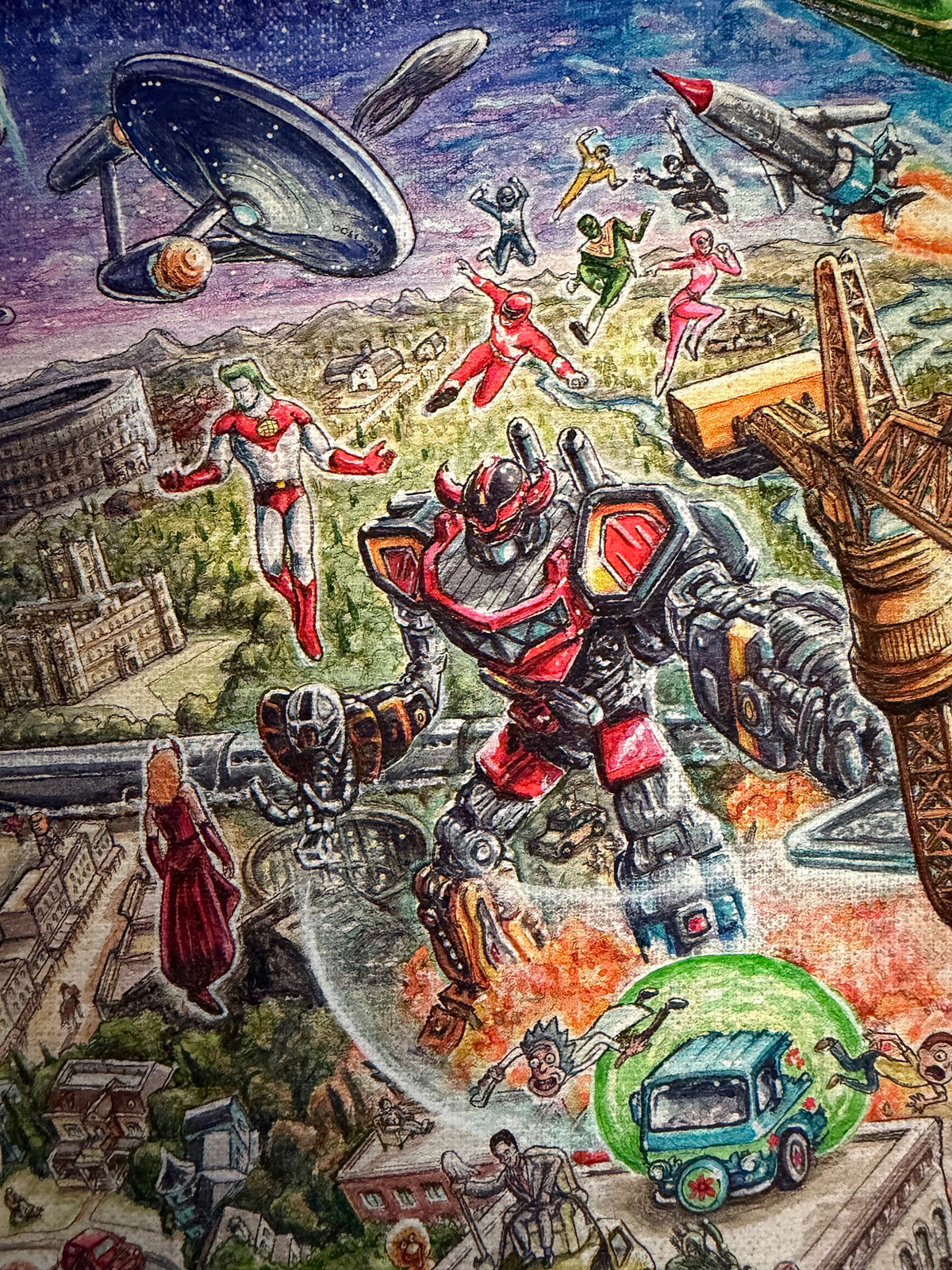 Jeff Murray - The Small Screen - 36x24 - Limited Edition Poster