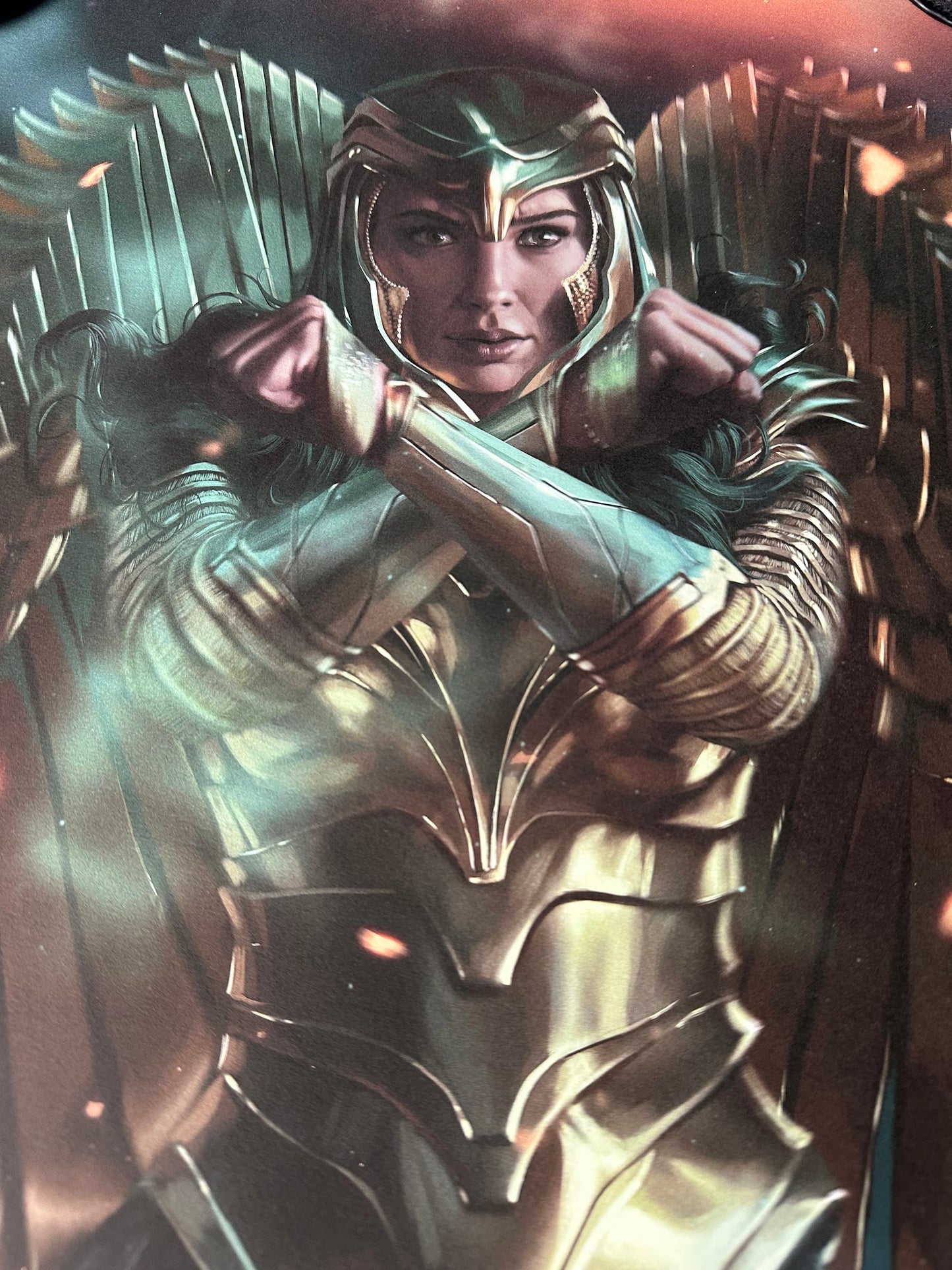 Ann Bembi - Wonder Woman 13x19 art print - detail image 3