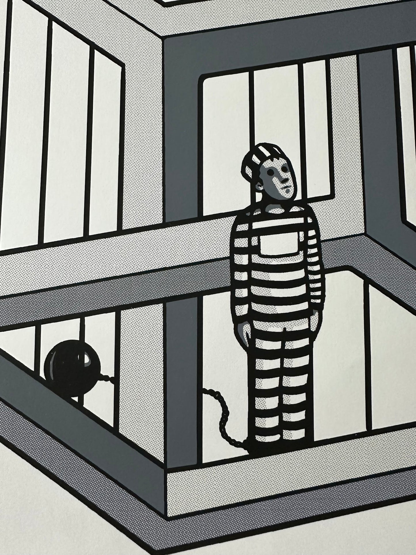 Unknown - Escher's Jail 12x12 art print - detail image 2