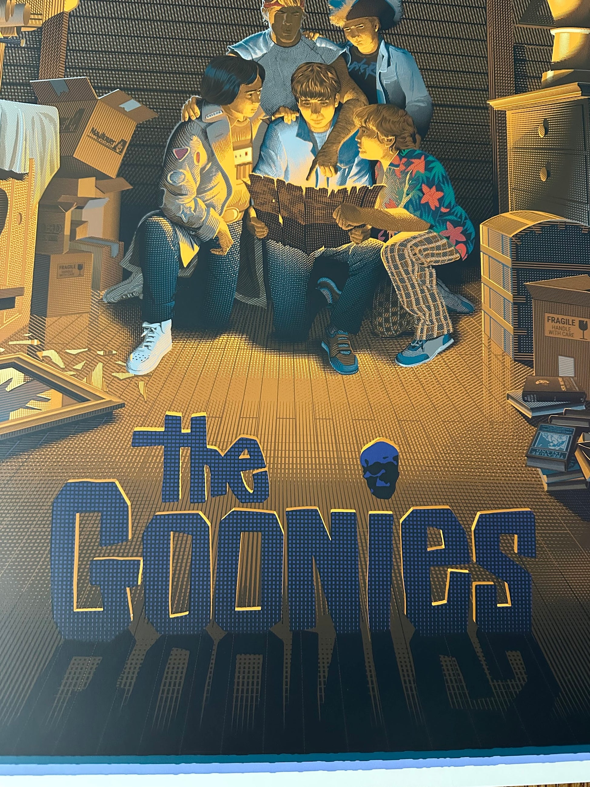Laurent Durieux - The Goonies 24x36 movie poster - detail image 7