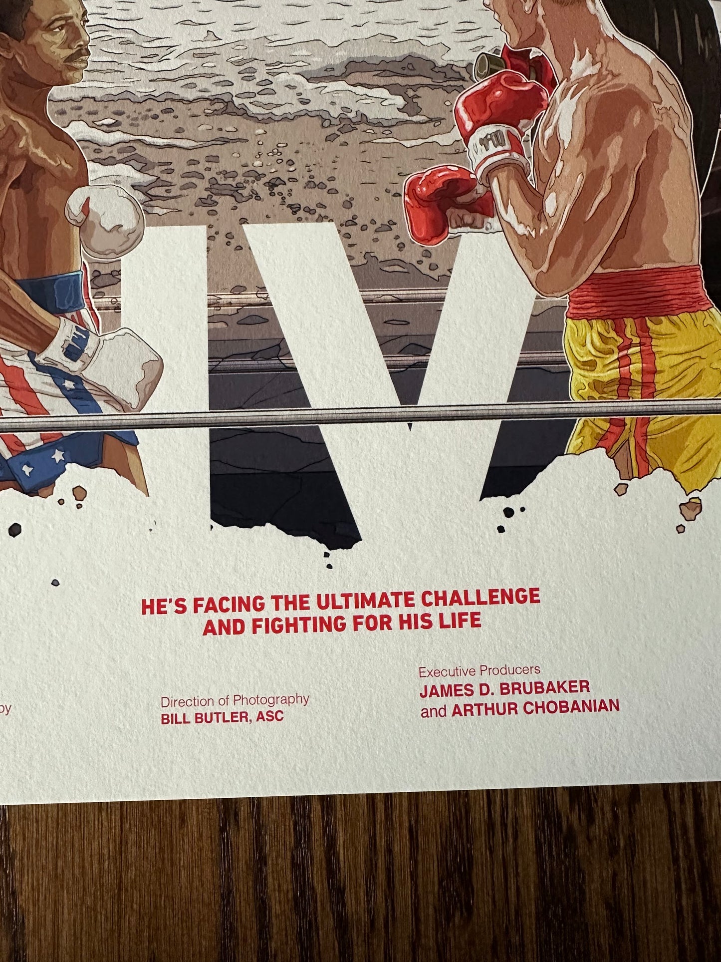 Tavo Montanez - Rocky 4 Variant 24x36 movie poster - detail image 7