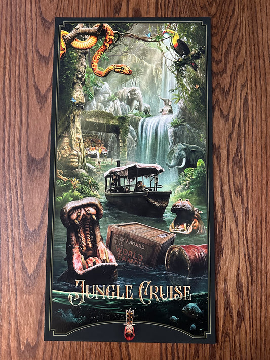 Kevin Wilson - Jungle Cruise - 12x24 - Limited Edition Poster