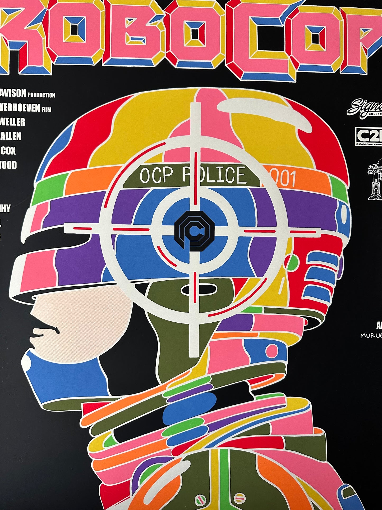 Murugiah - Robocop 18x24 art print - detail image 2