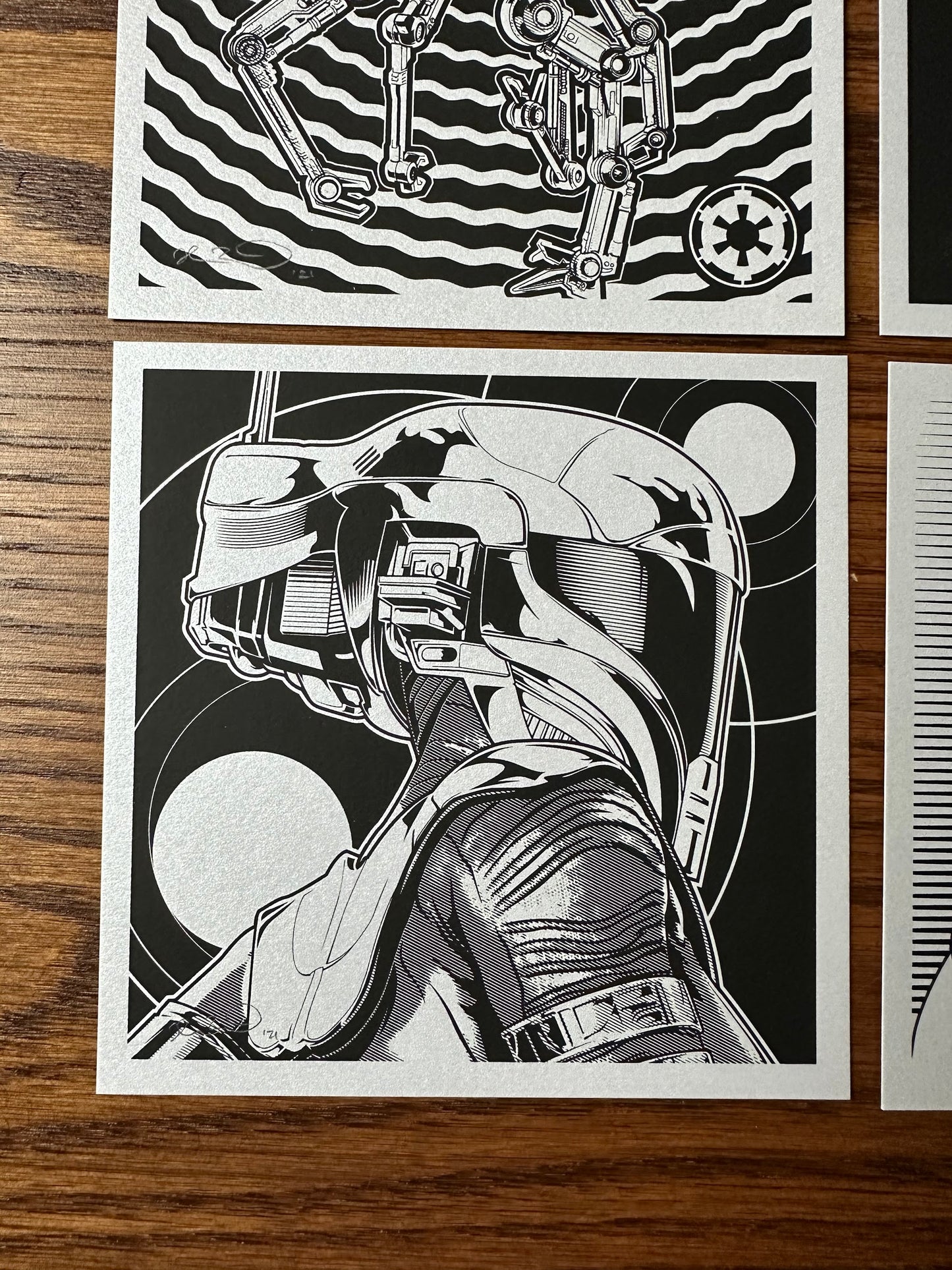 Joshua Budich - Lot of 5 Empire Jedi Mind Tricks 6x6 art print - detail image 4