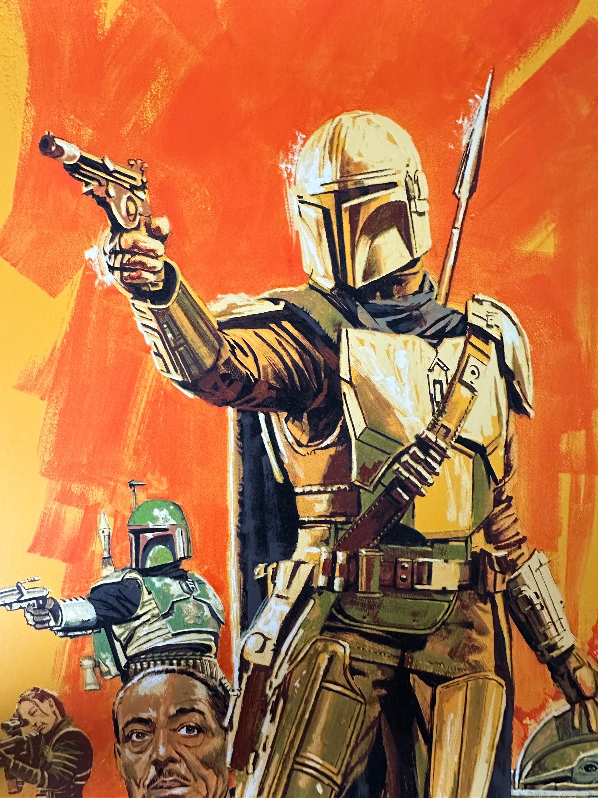 Paul Mann - The Mandalorian Variant 24x36 movie poster - detail image 2