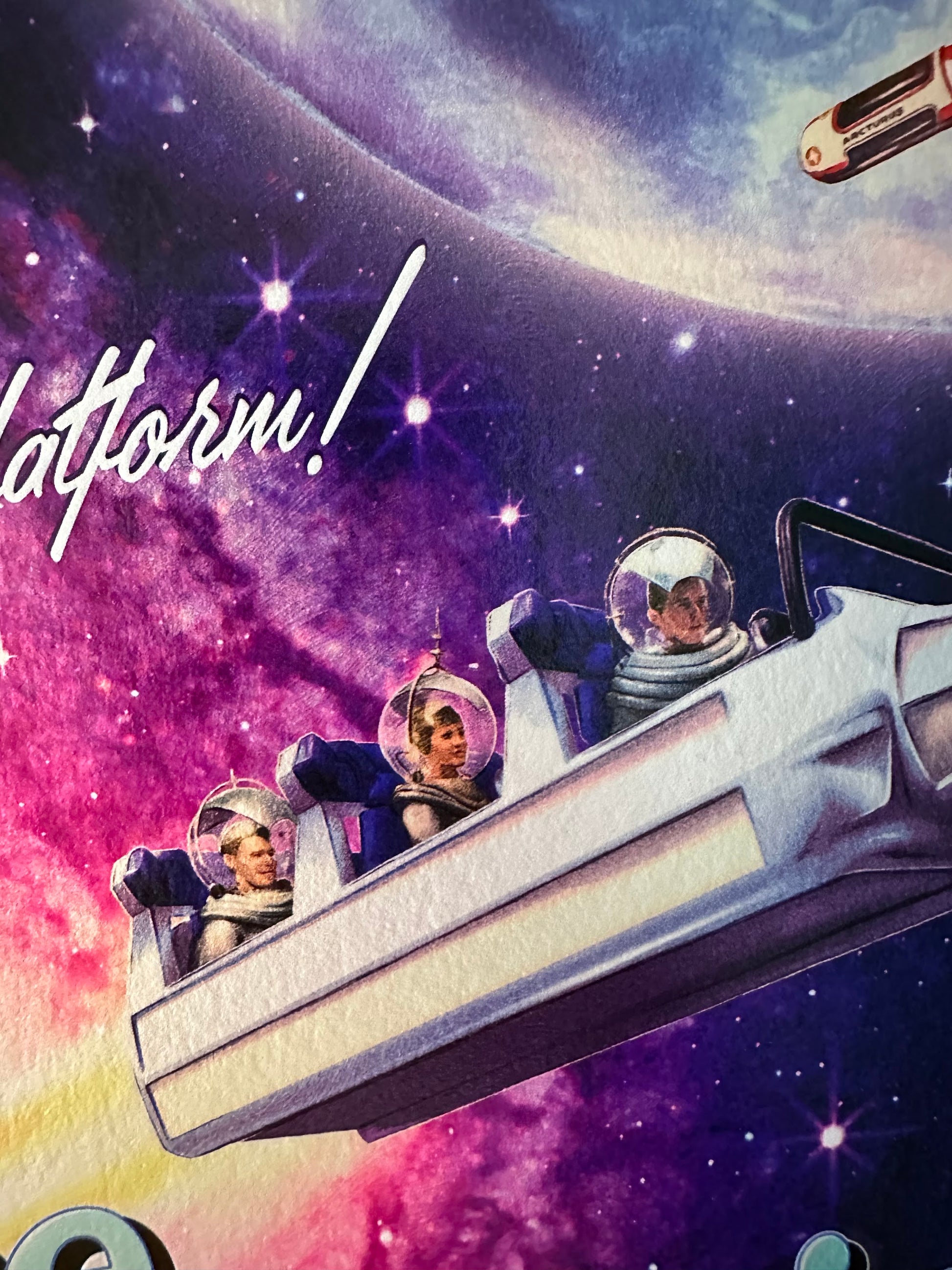 Kevin Wilson - Space Mountain Disney Ride 12x24 movie poster - detail image 3