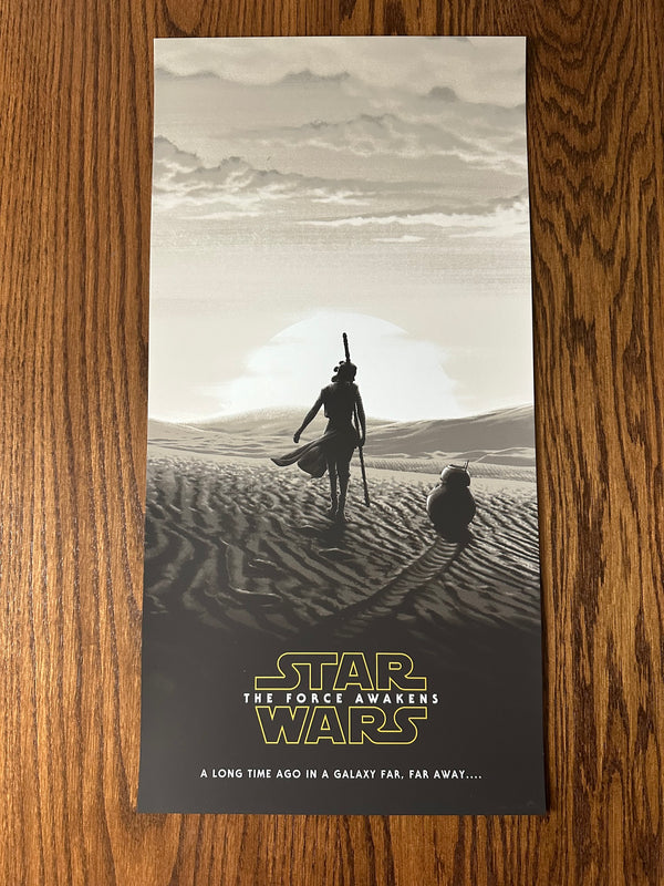 Florey - Star Wars Force Awakens Variant - 12x24 - Limited Edition Poster