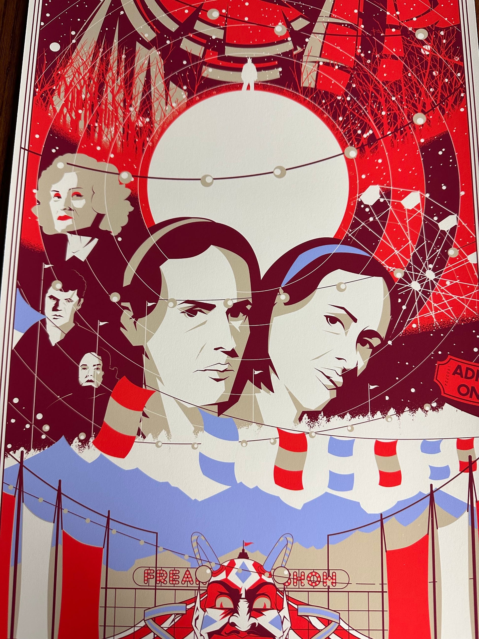 Marinko Milosevski - American Horror Story Freak Show 12x36 movie poster - detail image 3