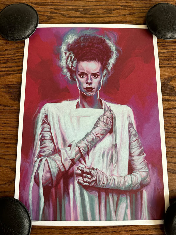 Candra Hope - The Bride of Frankenstein - 11.7x16.5 - Limited Edition Print