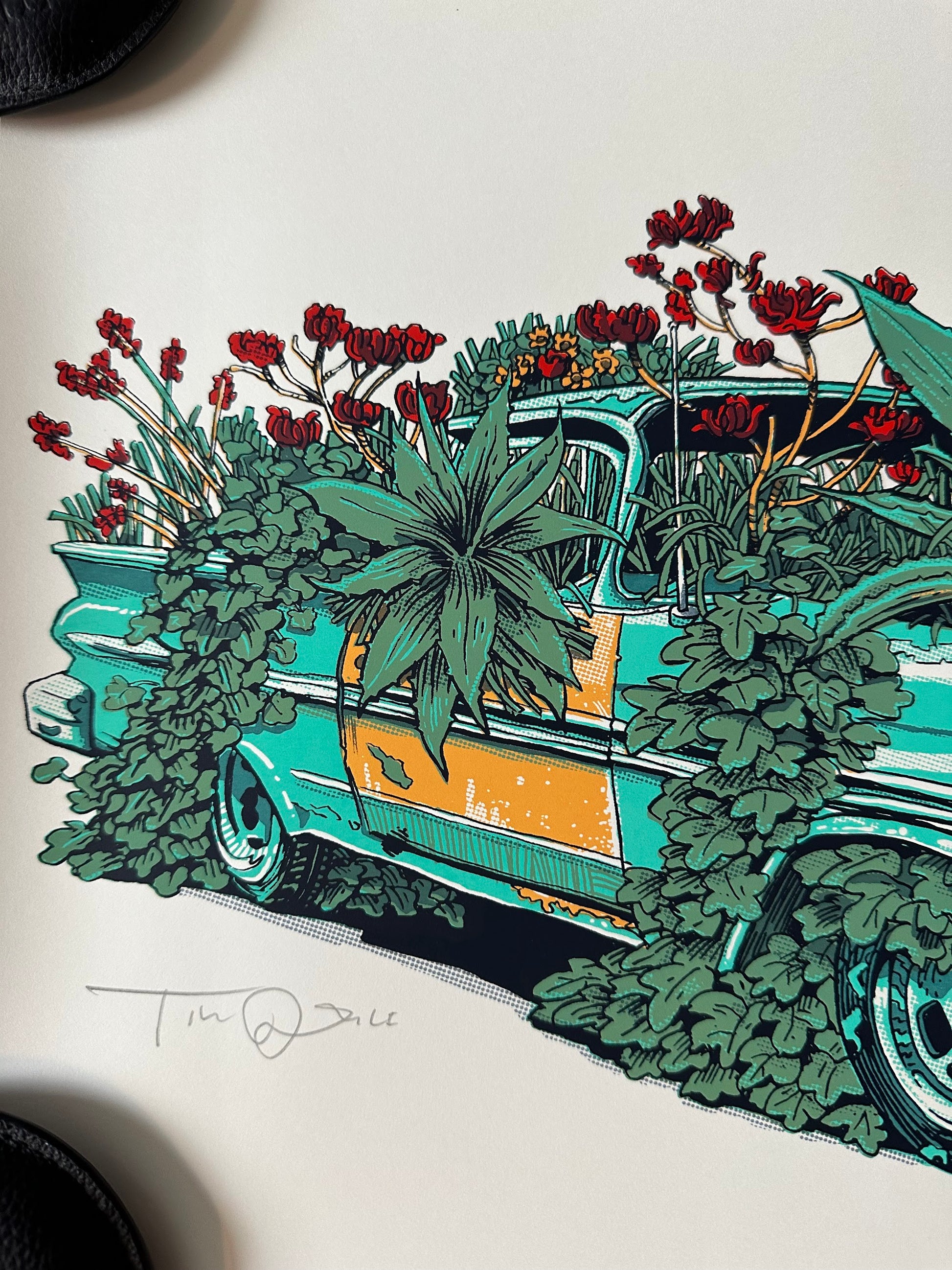 Tim Doyle - Kudzu Camino 12x16 art print - detail image 3