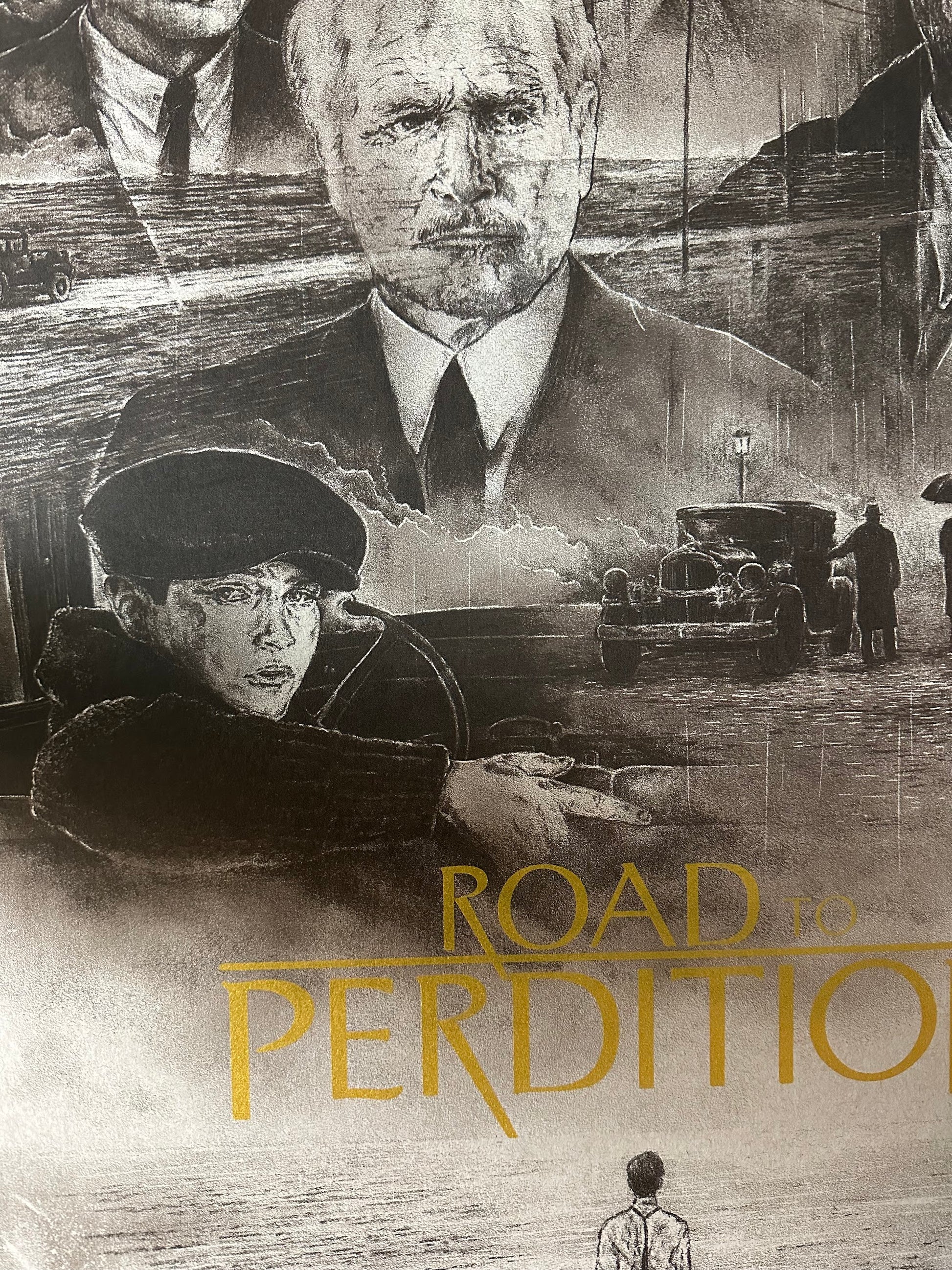 Andrew Rowland - Road to Peridition Gold Variant 24x36 movie poster - detail image 5