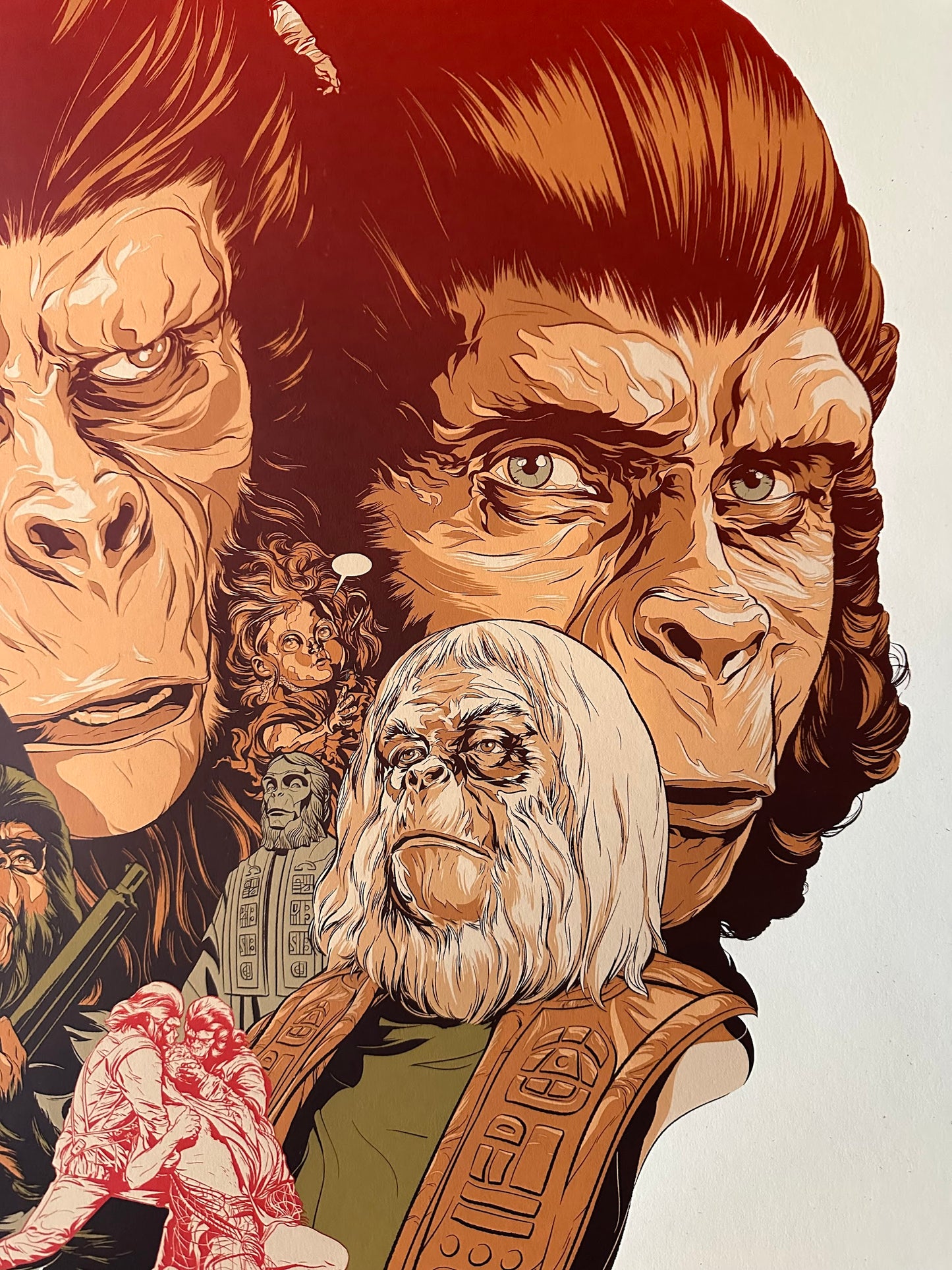 Martin Ansin - Planet of the Apes (Edge Wear Previously Framed) 24x36 movie poster - detail image 4