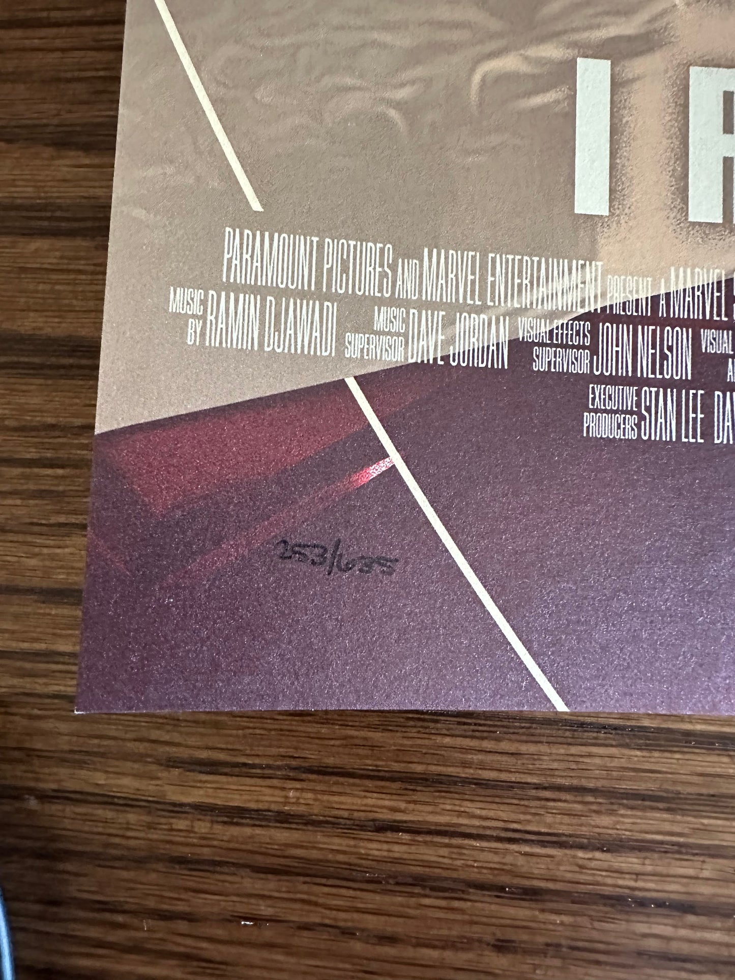 Devin Schoeffler - Iron Man Triptych 36x24 movie poster - detail image 2