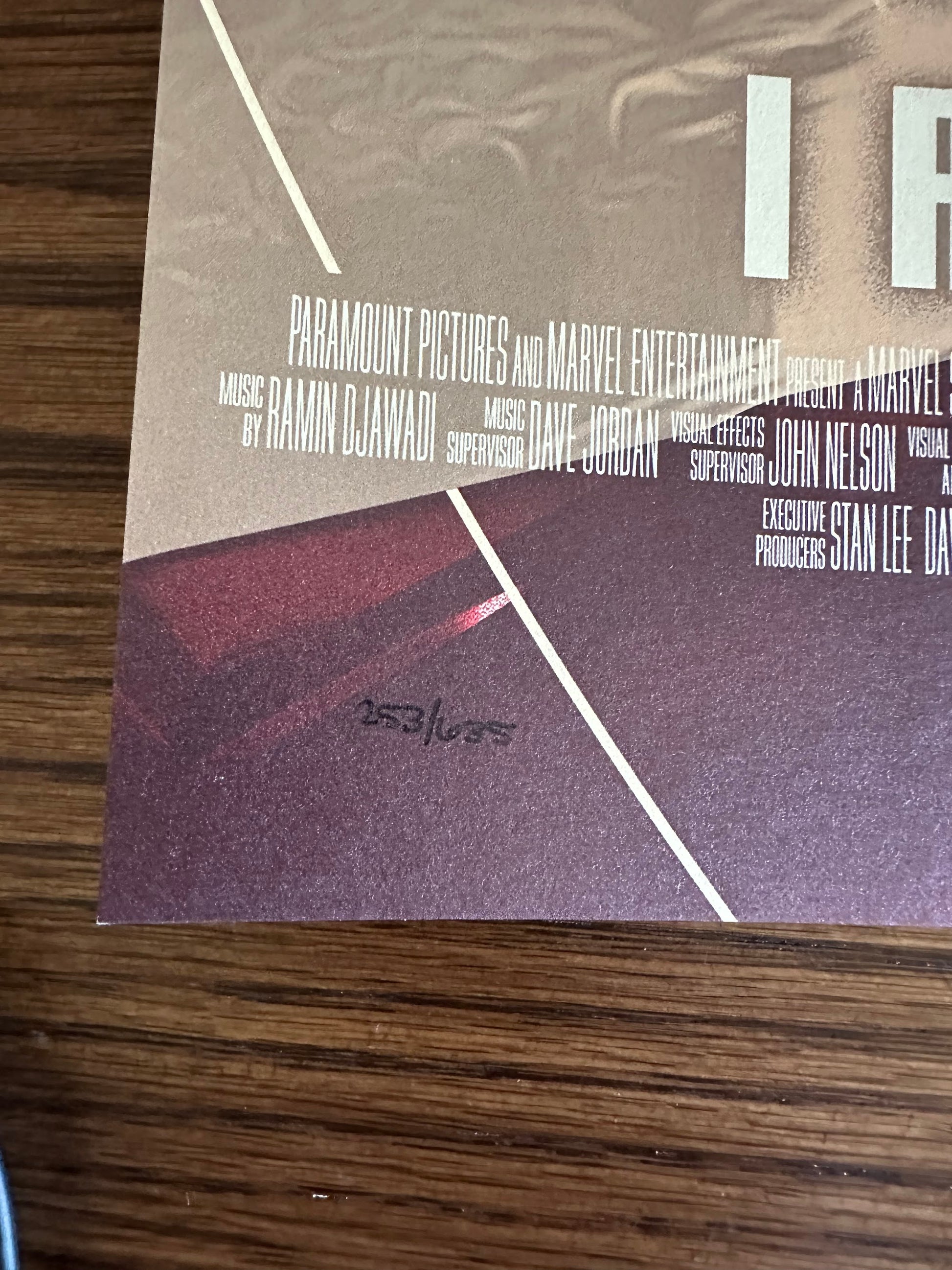 Devin Schoeffler - Iron Man Triptych 36x24 movie poster - detail image 2