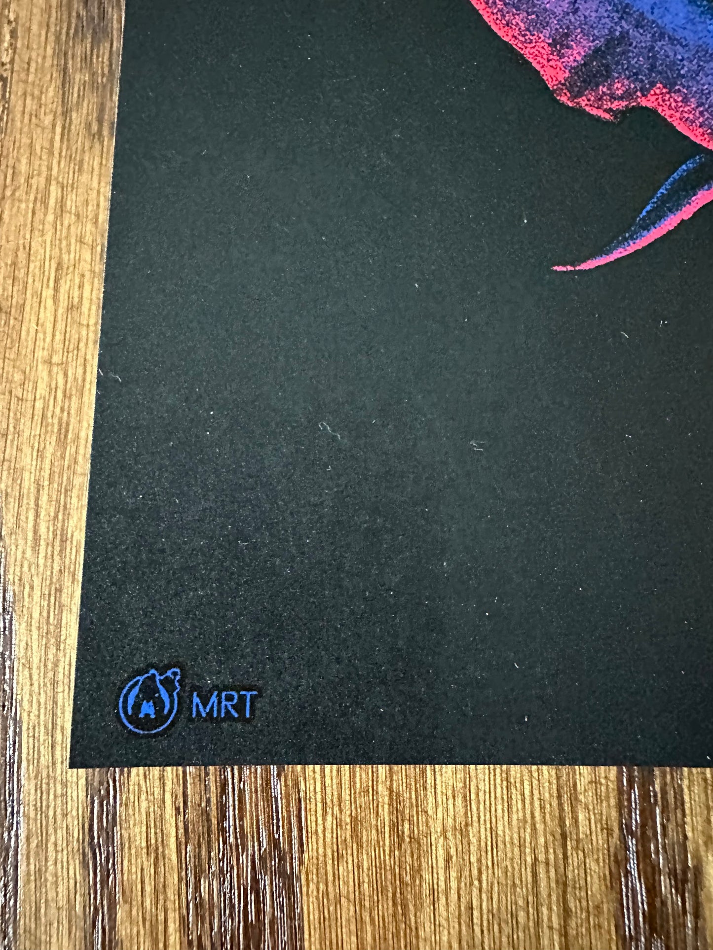 Matt Ryan Tobin - Blue Velvet Portrait 8x10 art print - detail image 3