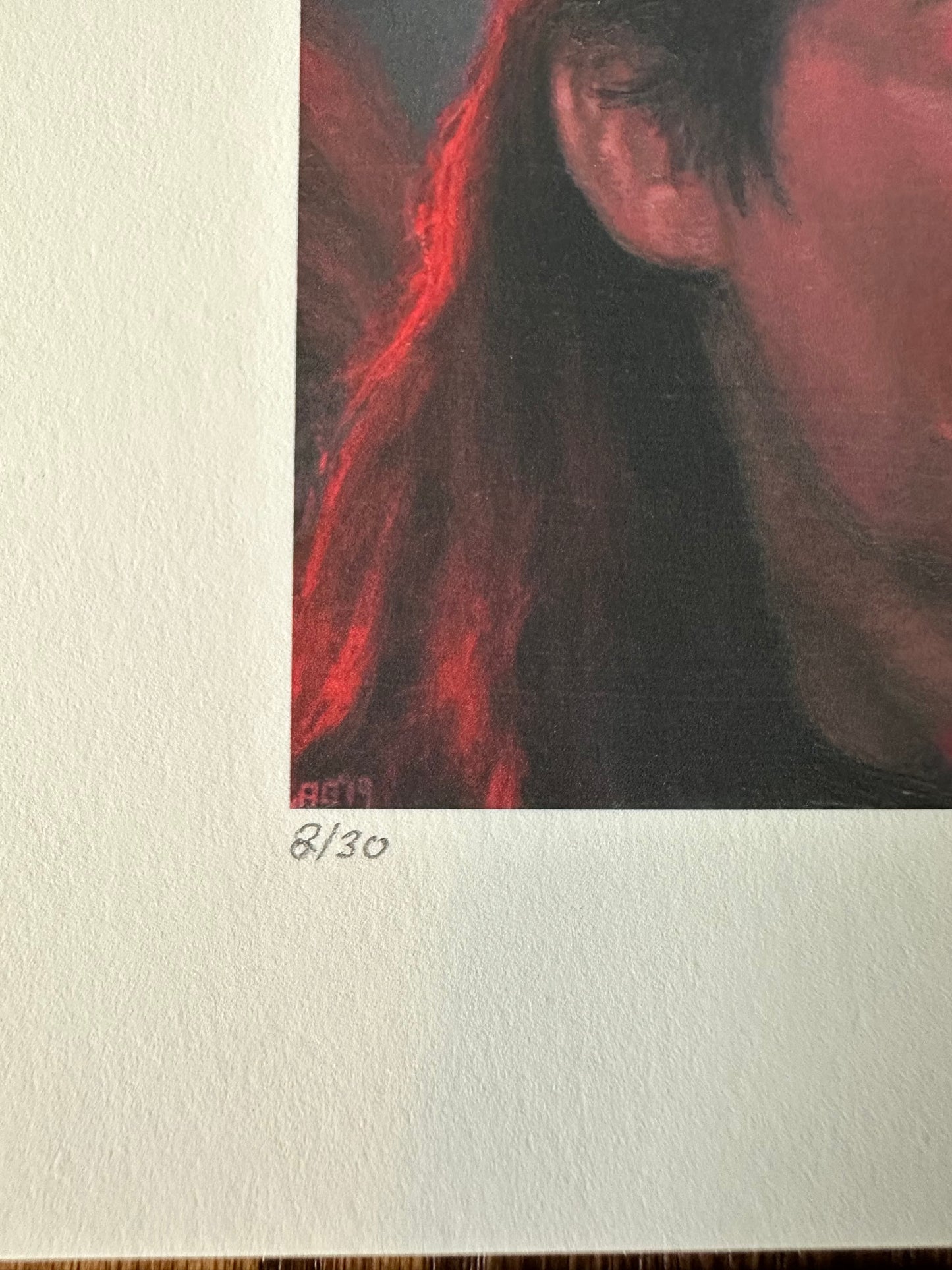 Ashton Gallagher - Wayne's World Garth & Wayne Portrait Set 6x6 art print - detail image 3