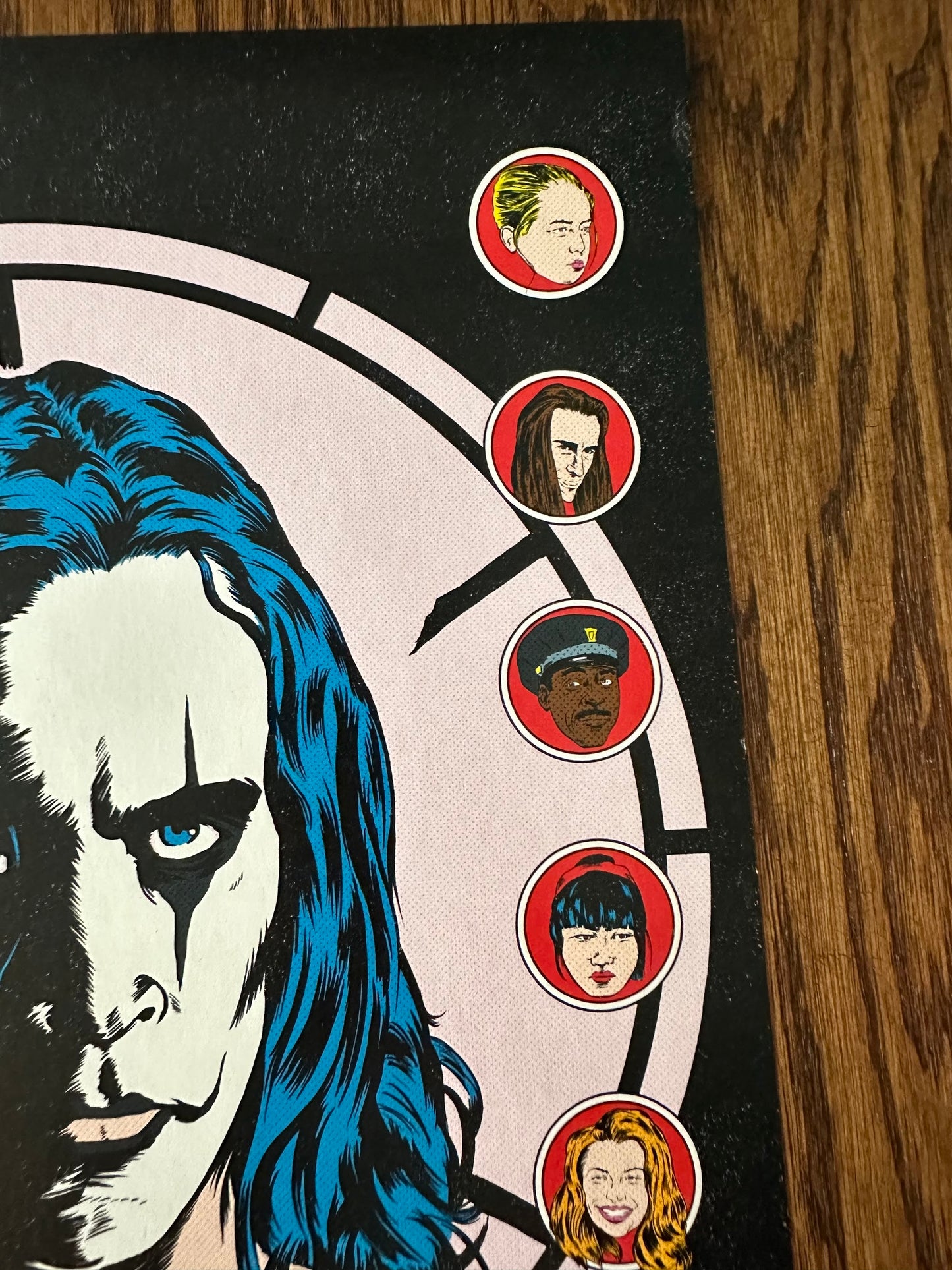 Van Saiyan - The Crow 16.5x11.7 art print - detail image 4