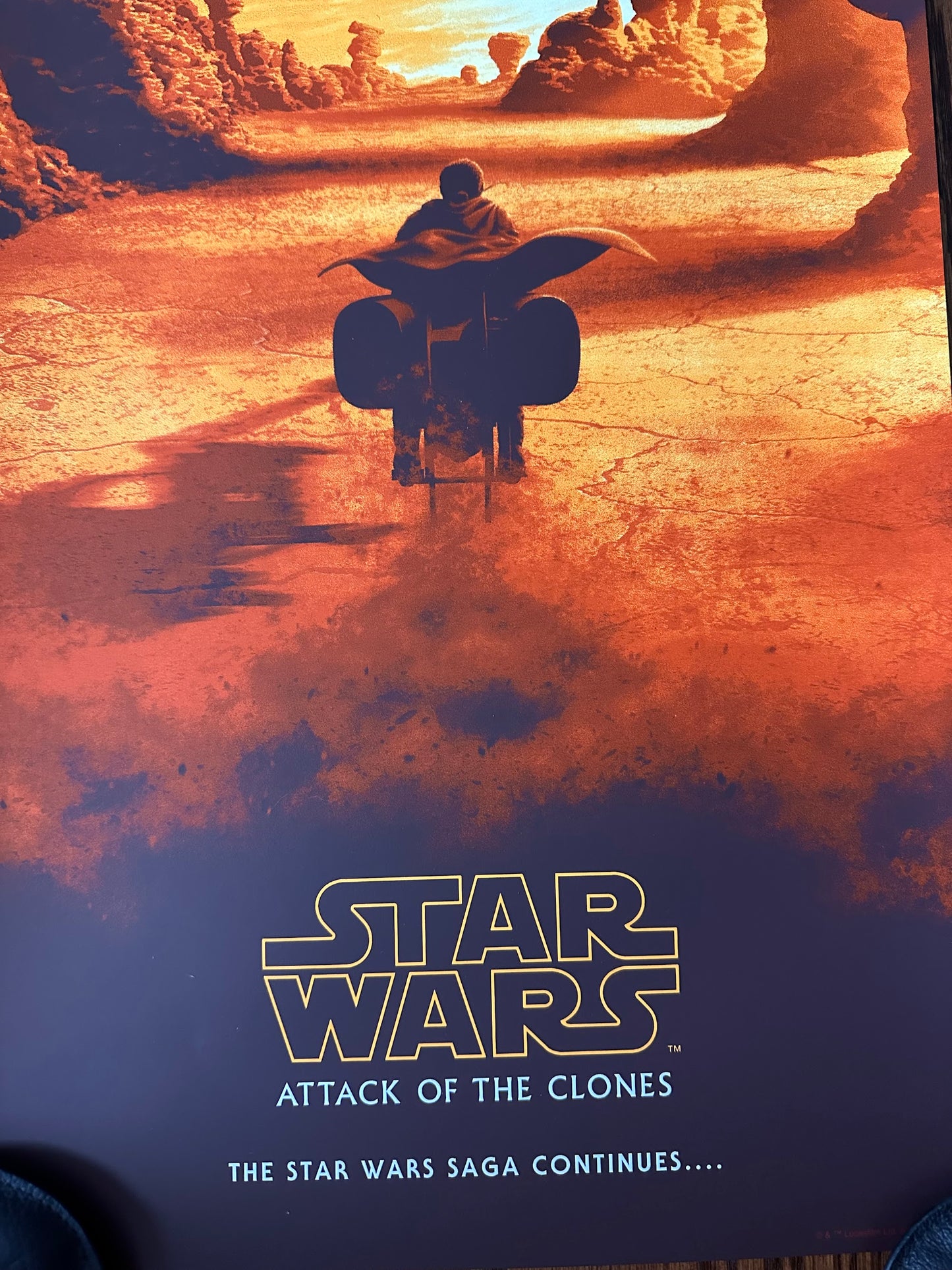 Florey - Star Wars Attack of the Clones 12x24 movie poster - detail image 3