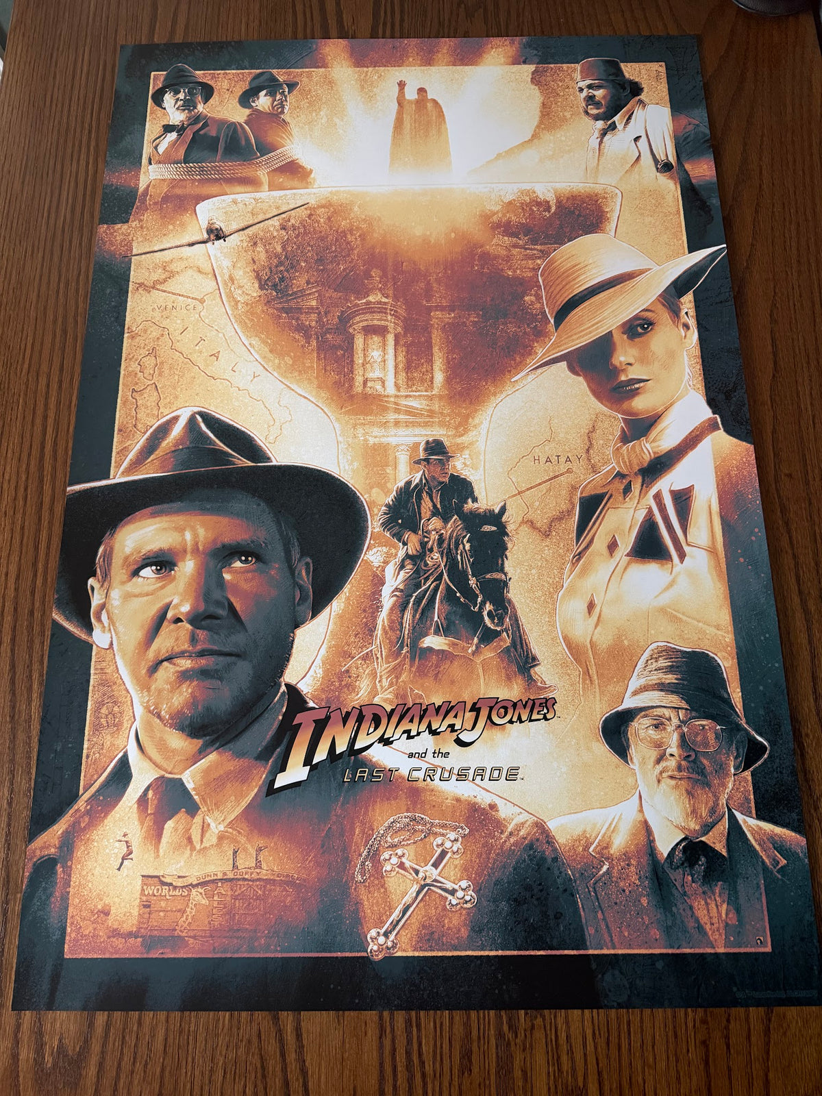 Kevin Wilson - Indiana Jones The Last Crusade Variant - 24x36 - Limited Edition Poster