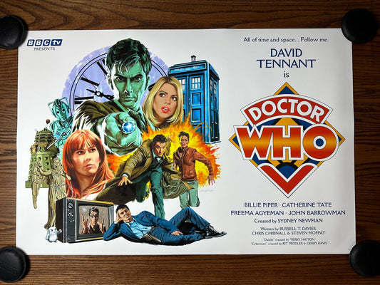 Paul Mann - Doctor Who Variant 36x24 movie poster