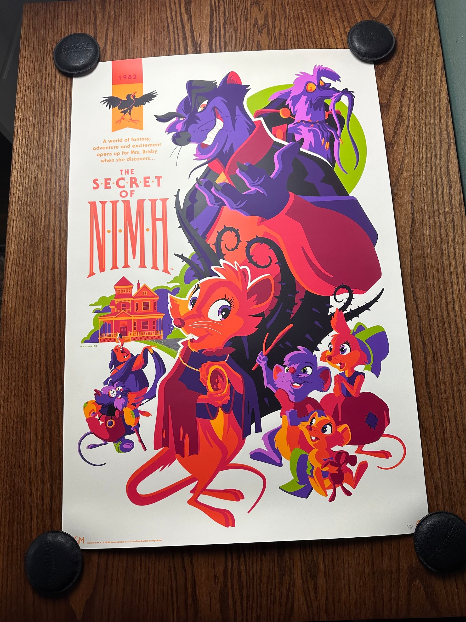 Tom Whalen - The Secret of Nimh 24x36 movie poster