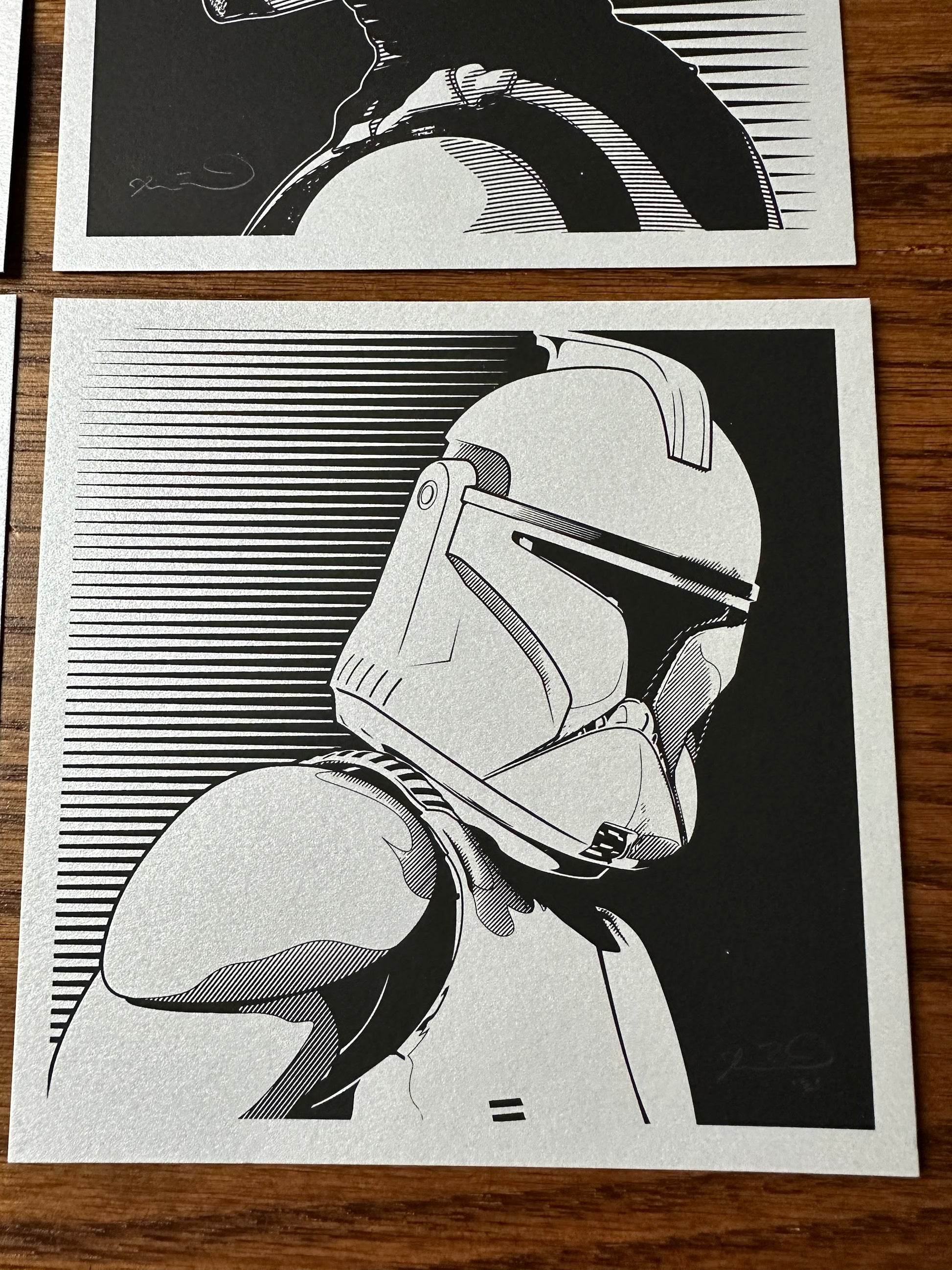 Joshua Budich - Lot of 5 Empire Jedi Mind Tricks 6x6 art print - detail image 5