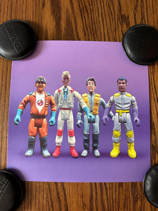 Rich Davies - The Real Ghostbusters 12x12 art print