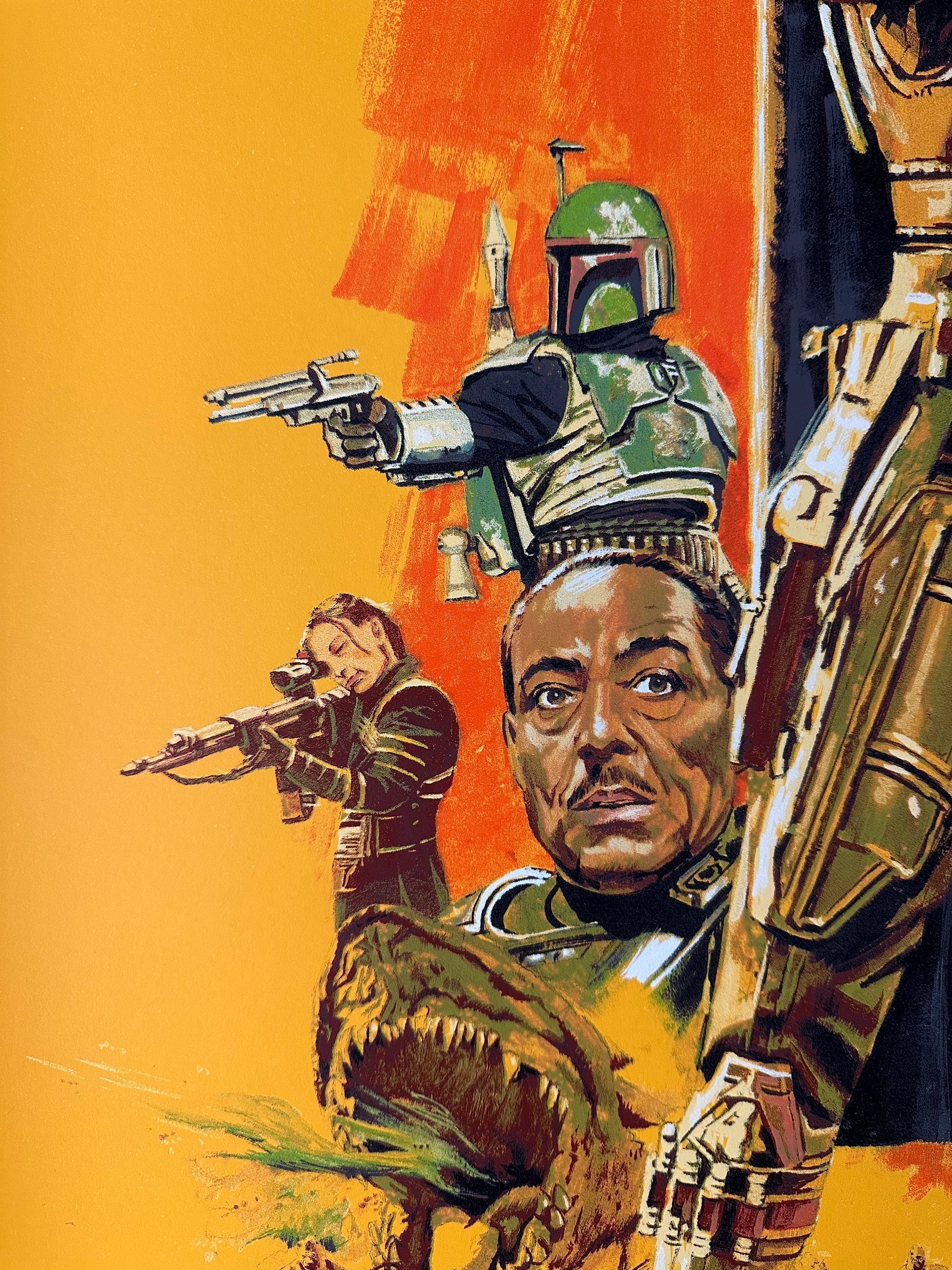 Paul Mann - The Mandalorian Variant 24x36 movie poster - detail image 3