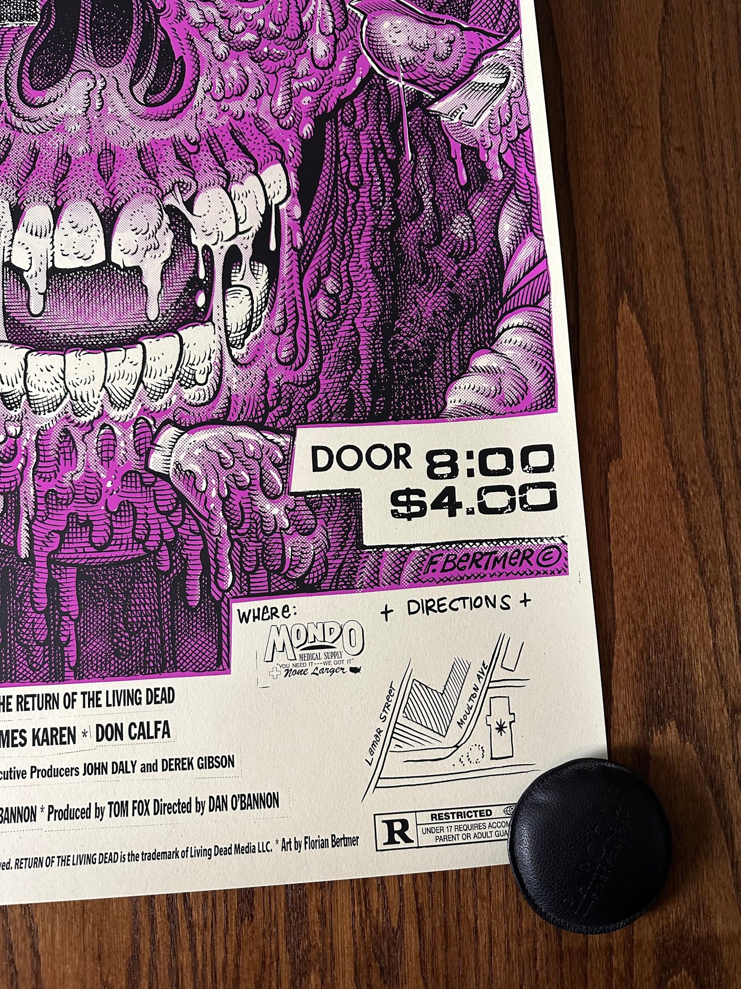 Florian Bertmer - Return of the Living Dead 24x36 movie poster - detail image 5