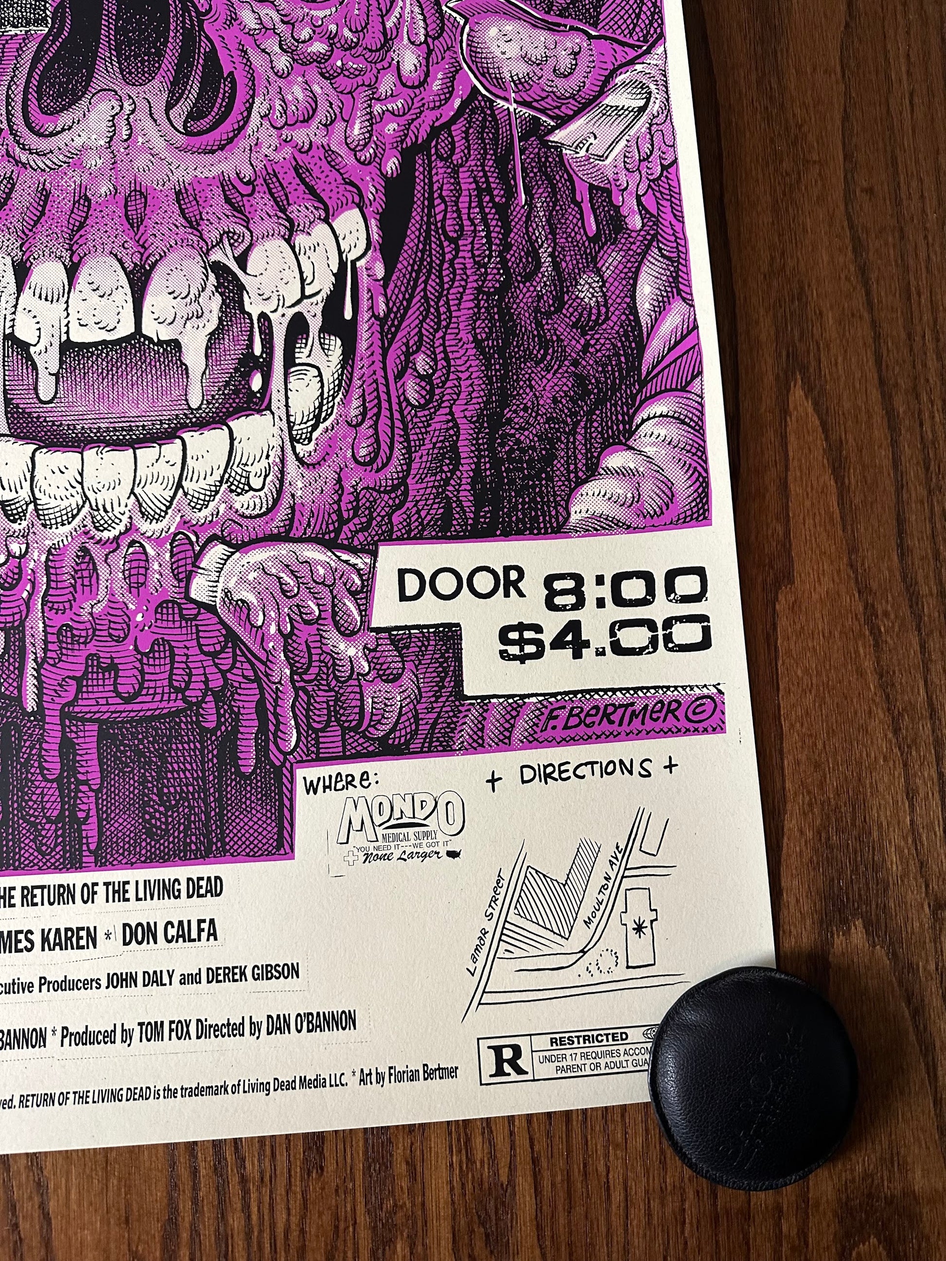 Florian Bertmer - Return of the Living Dead 24x36 movie poster - detail image 5