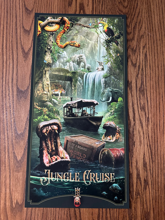 Kevin Wilson - Jungle Cruise 12x24 movie poster