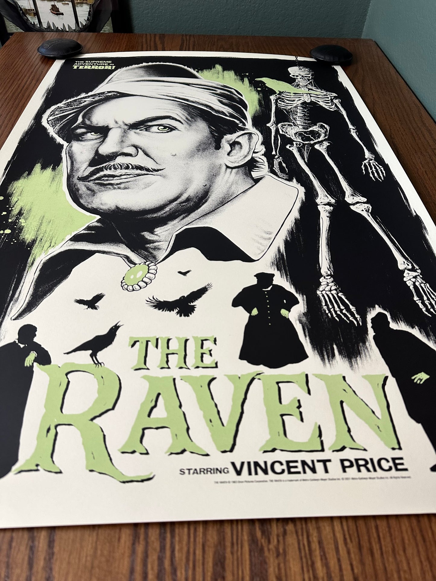 Ghoulish Gary - The Raven GID 24x36 movie poster - detail image 5