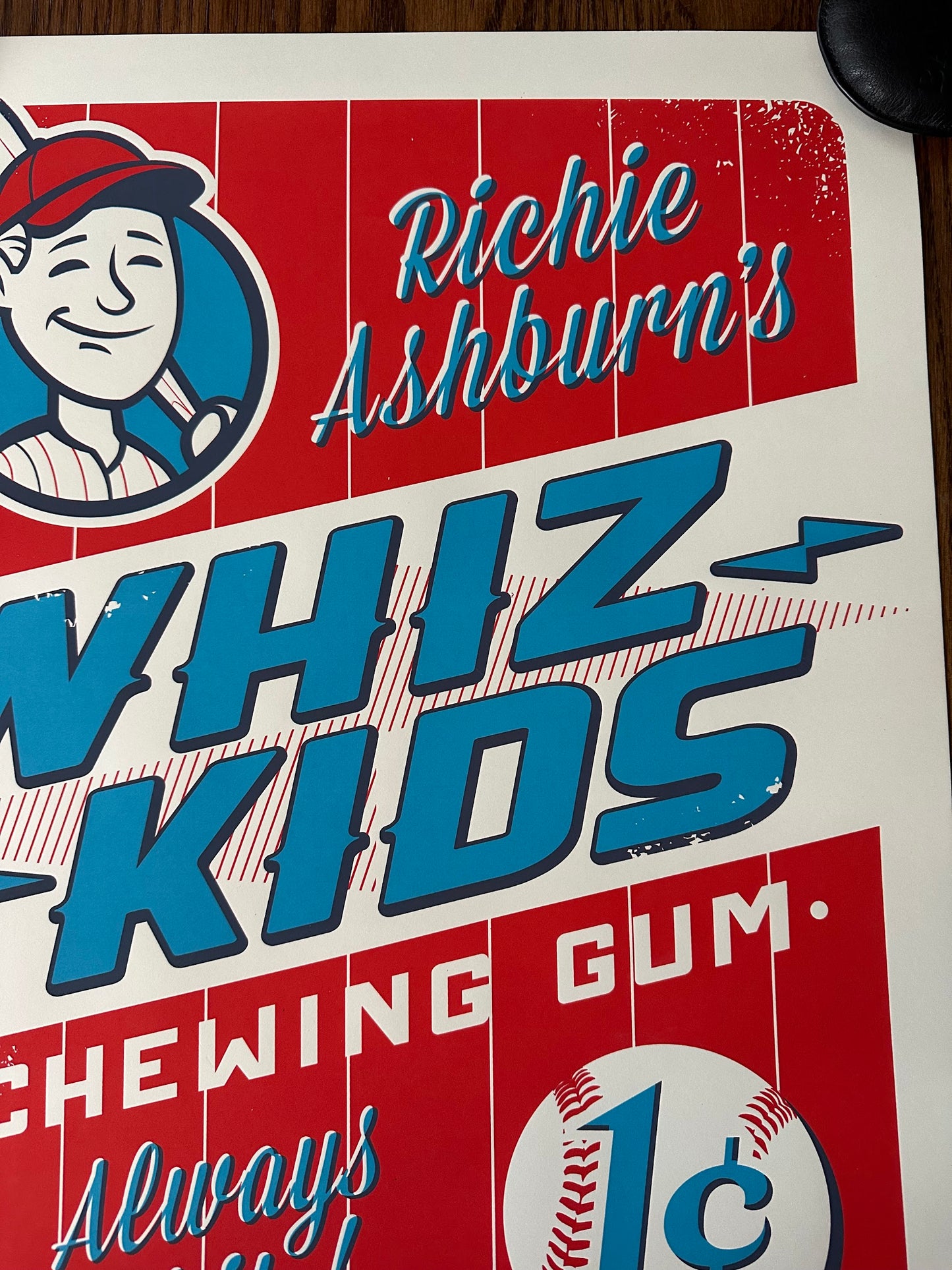 Dave Perillo - Whiz Kids Chewing Gum Ad 18x24 art print - detail image 3