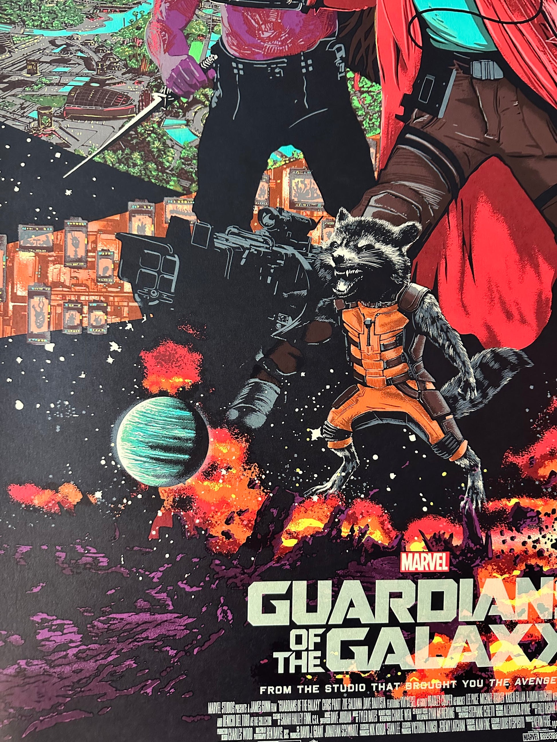 Raid71 - Guardians of the Galaxy 24x36 movie poster - detail image 5