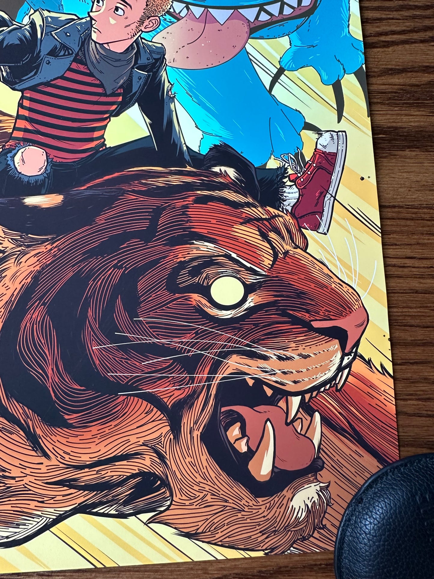 Andrew Sebastian Kwan - Lilo & Calvin 13x19 art print - detail image 5