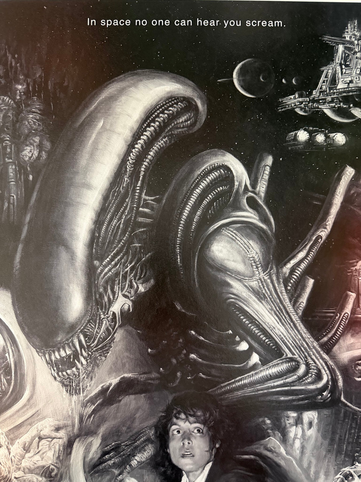 Kwow - Alien B&W Monochrome Variant - 24x36 - Limited Edition Poster