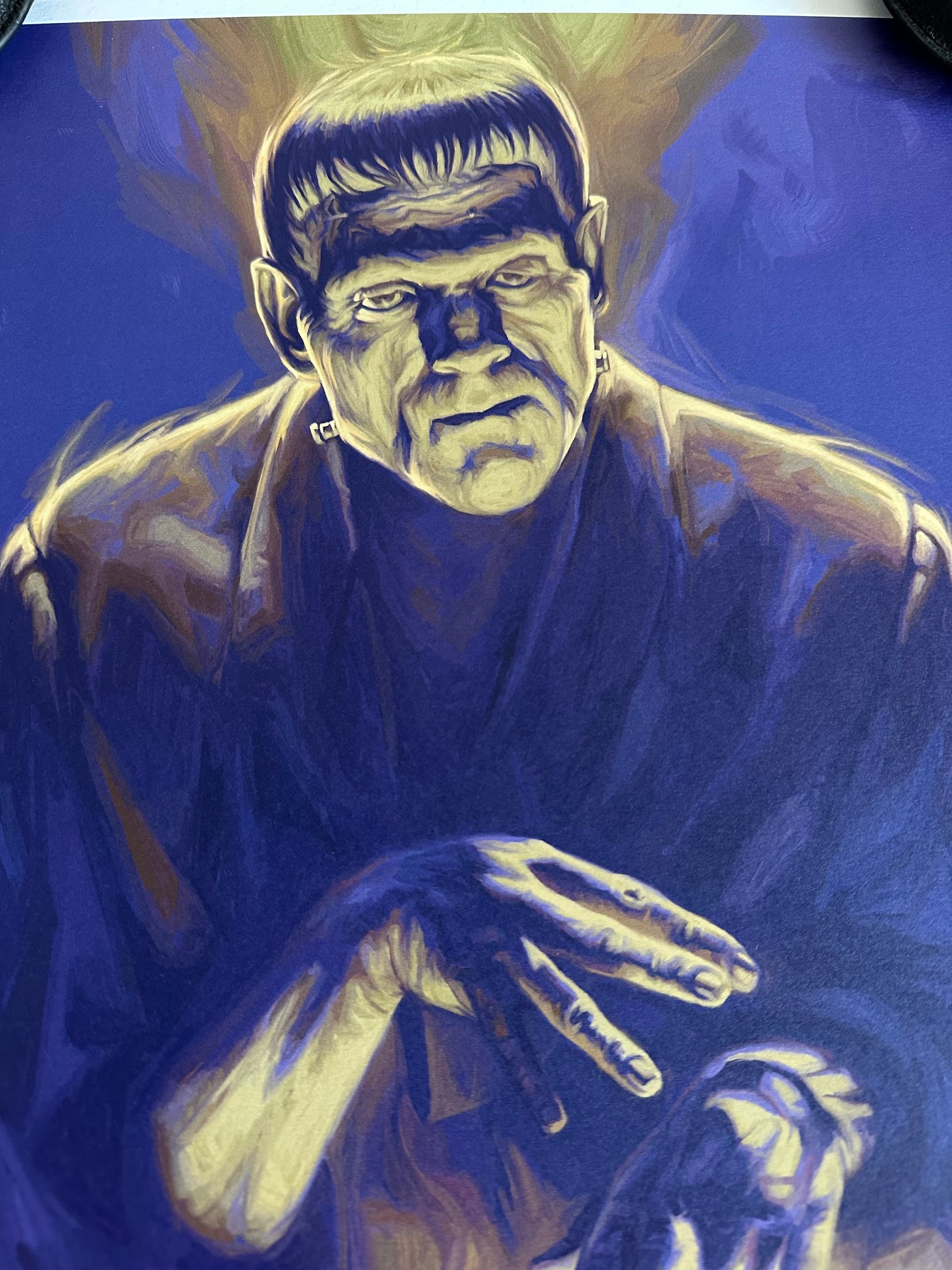 Candra Hope - Frankenstein Portrait 11.7x16.5 art print - detail image 4