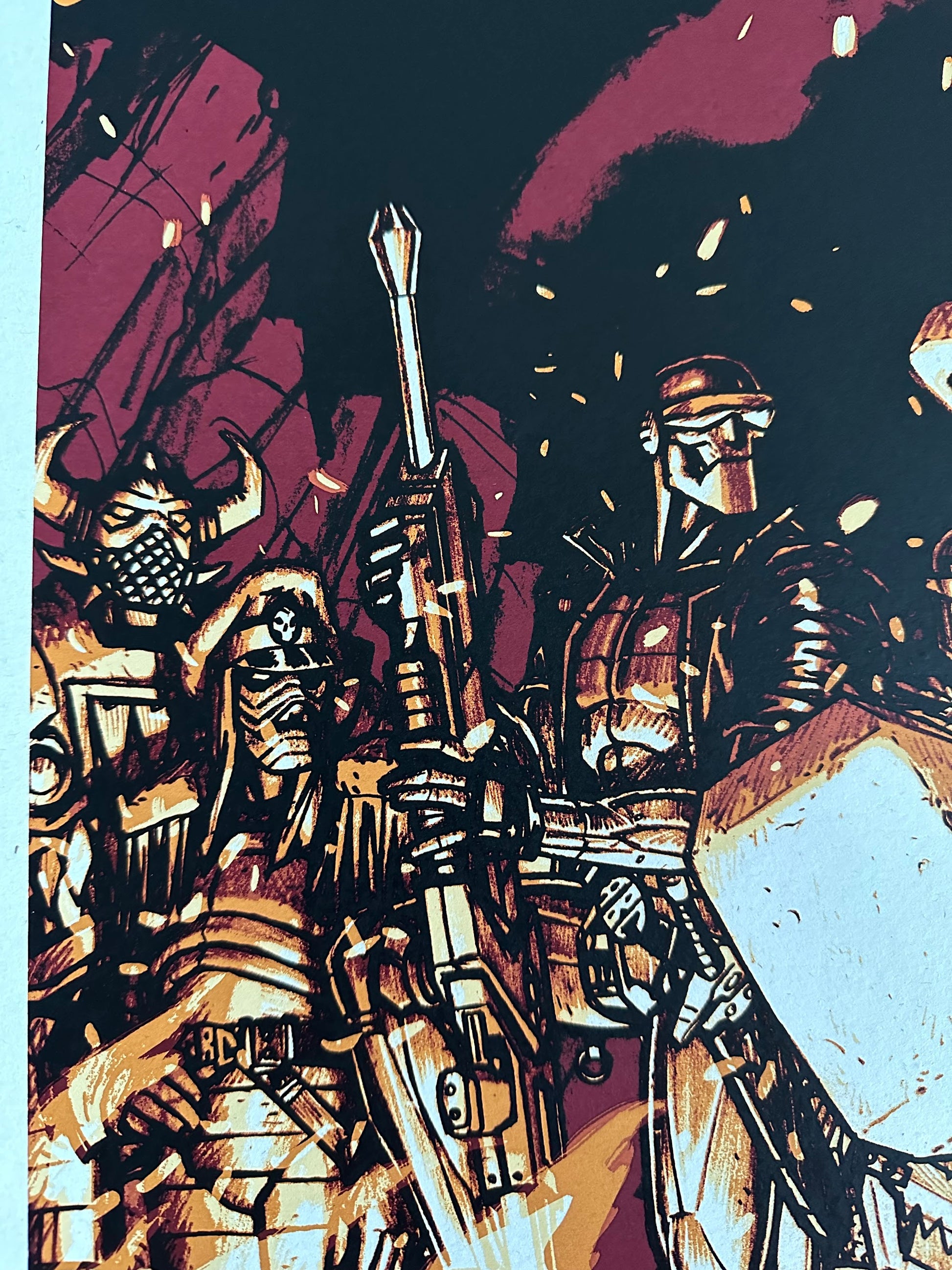 Nick Derington - ABC Warriors 50x70cm movie poster - detail image 4