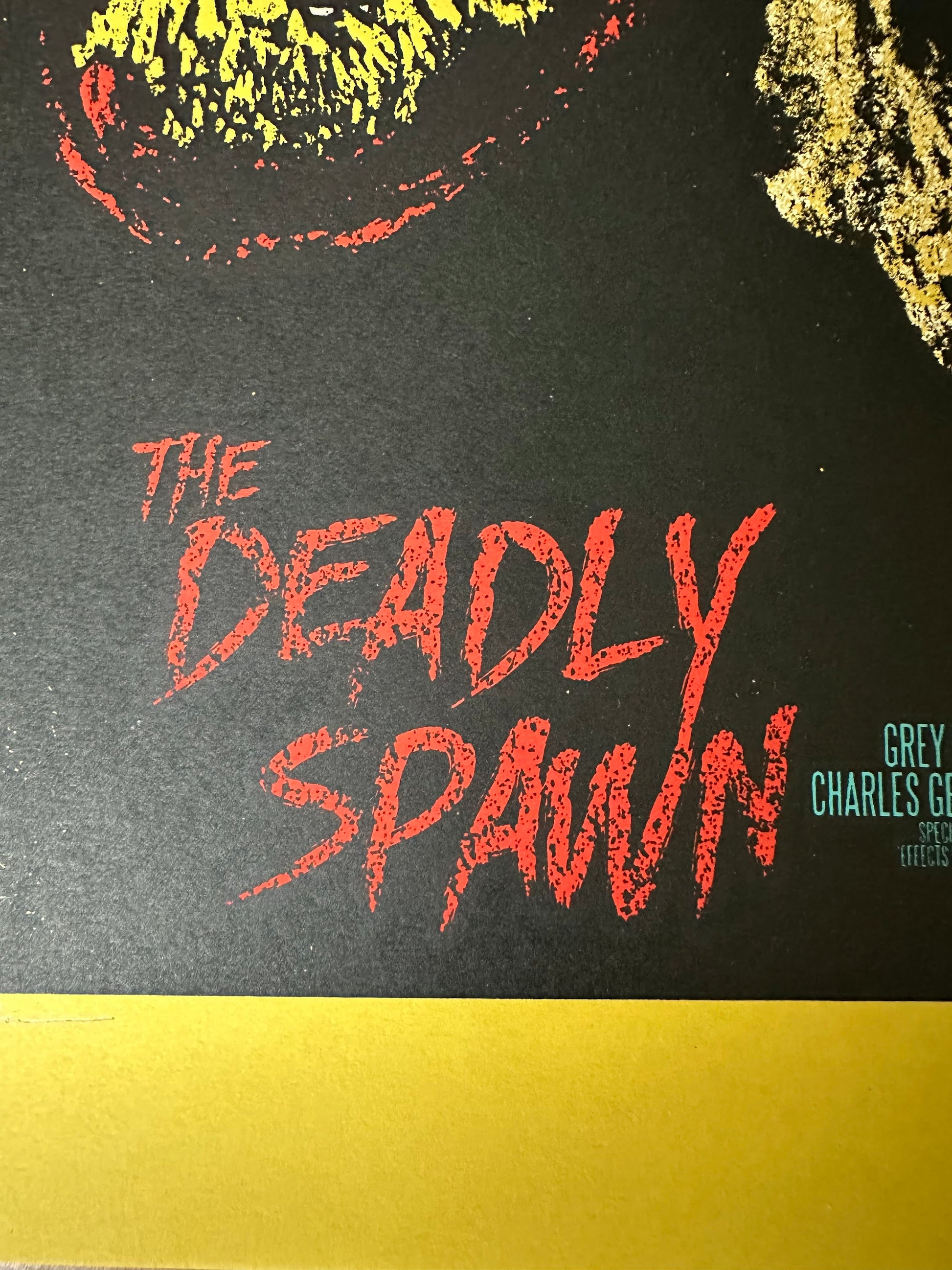 QFSChris - Deadly Spawn 18x24 movie poster - detail image 4