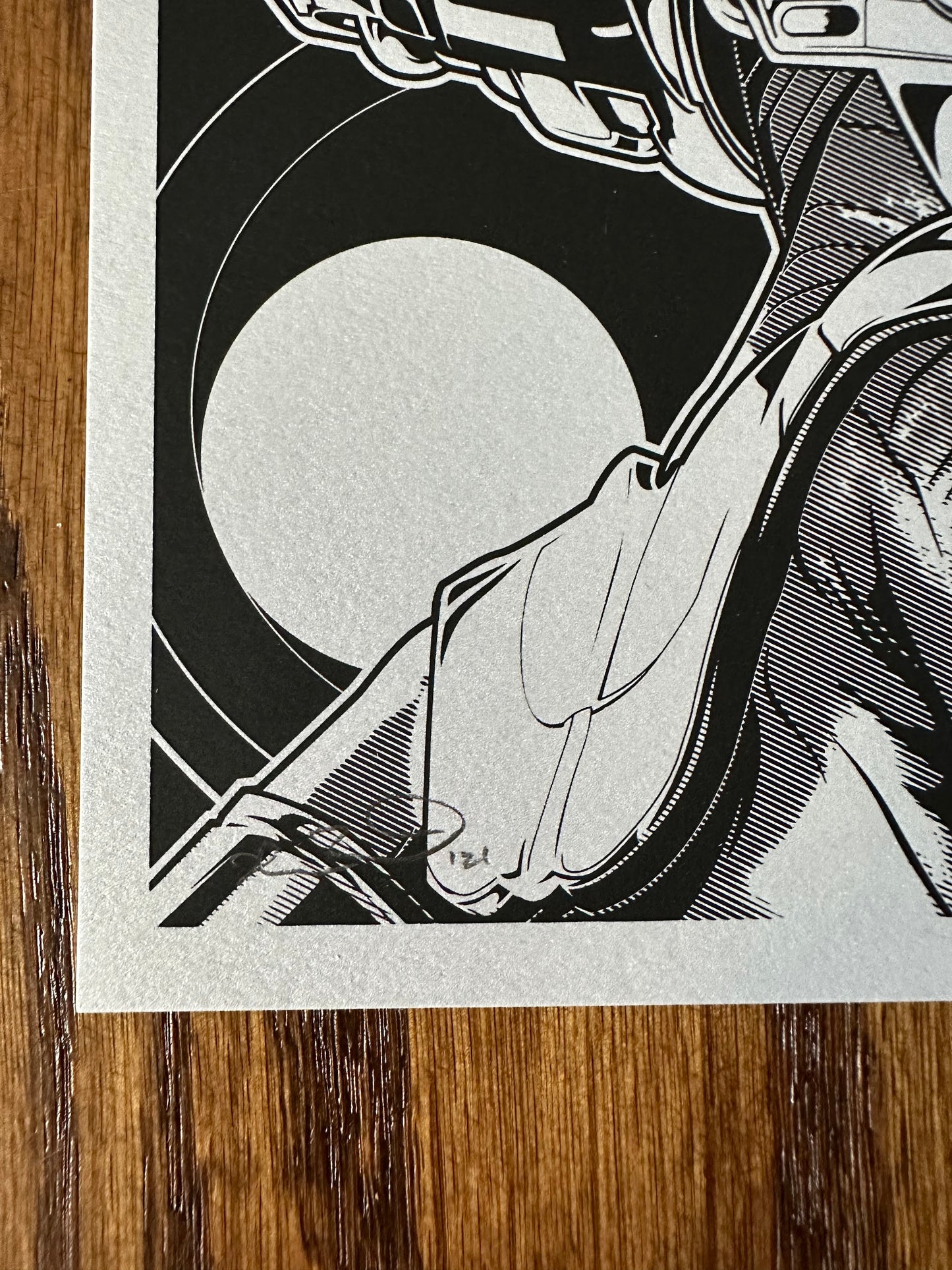 Joshua Budich - Star Wars Zori Bliss Silver Variant 6x6 art print - detail image 3