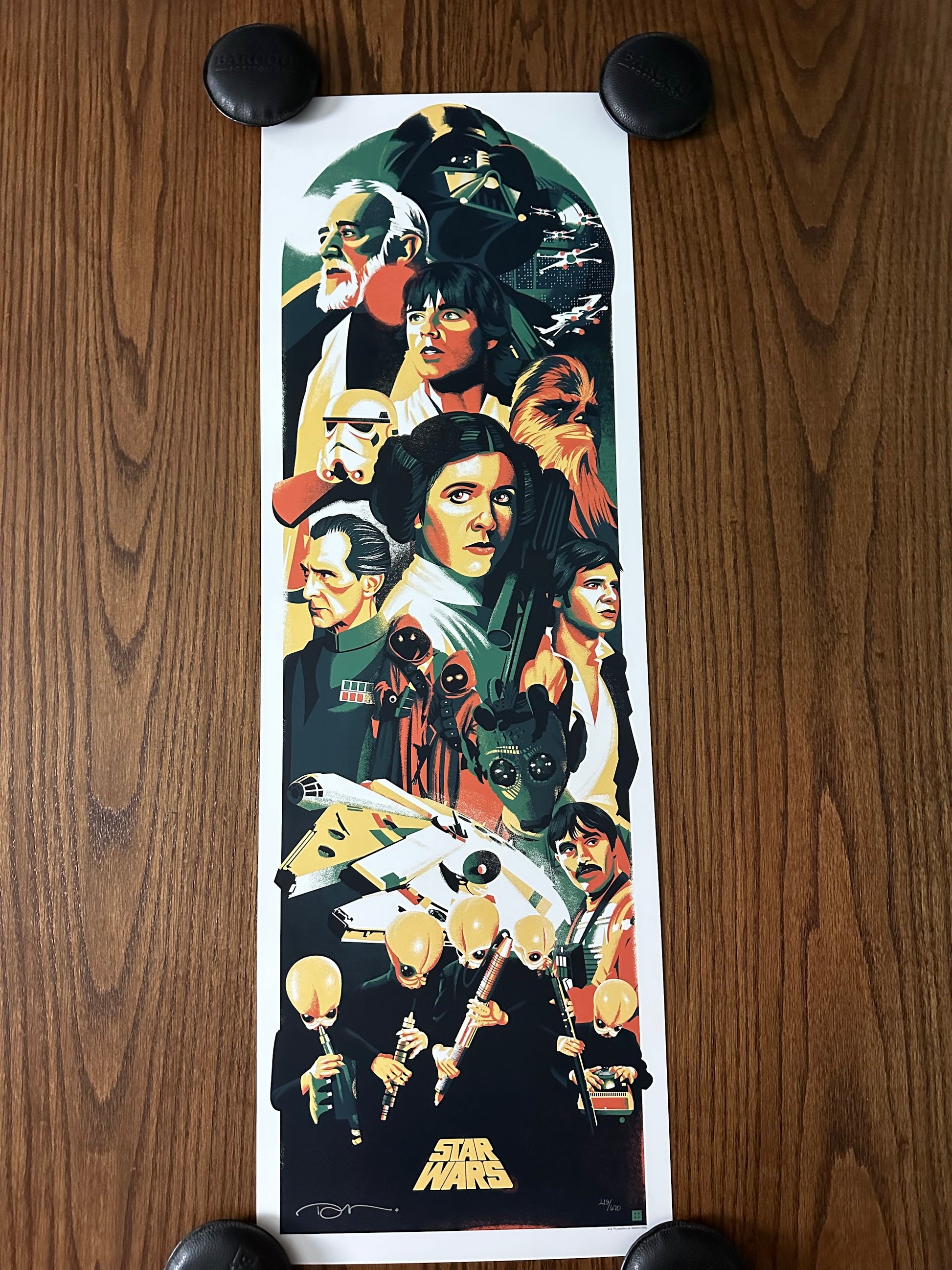 Danny Haas - Star Wars 12x36 movie poster
