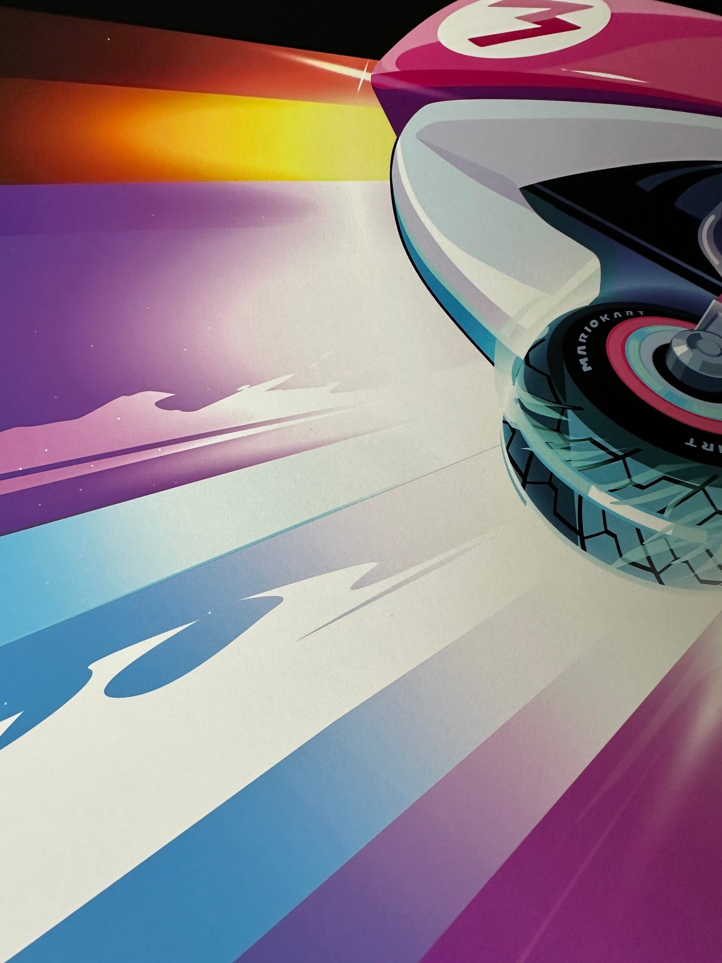 Craig Drake - Mario Kart Gold Shell Variant 24x16 movie poster - detail image 4