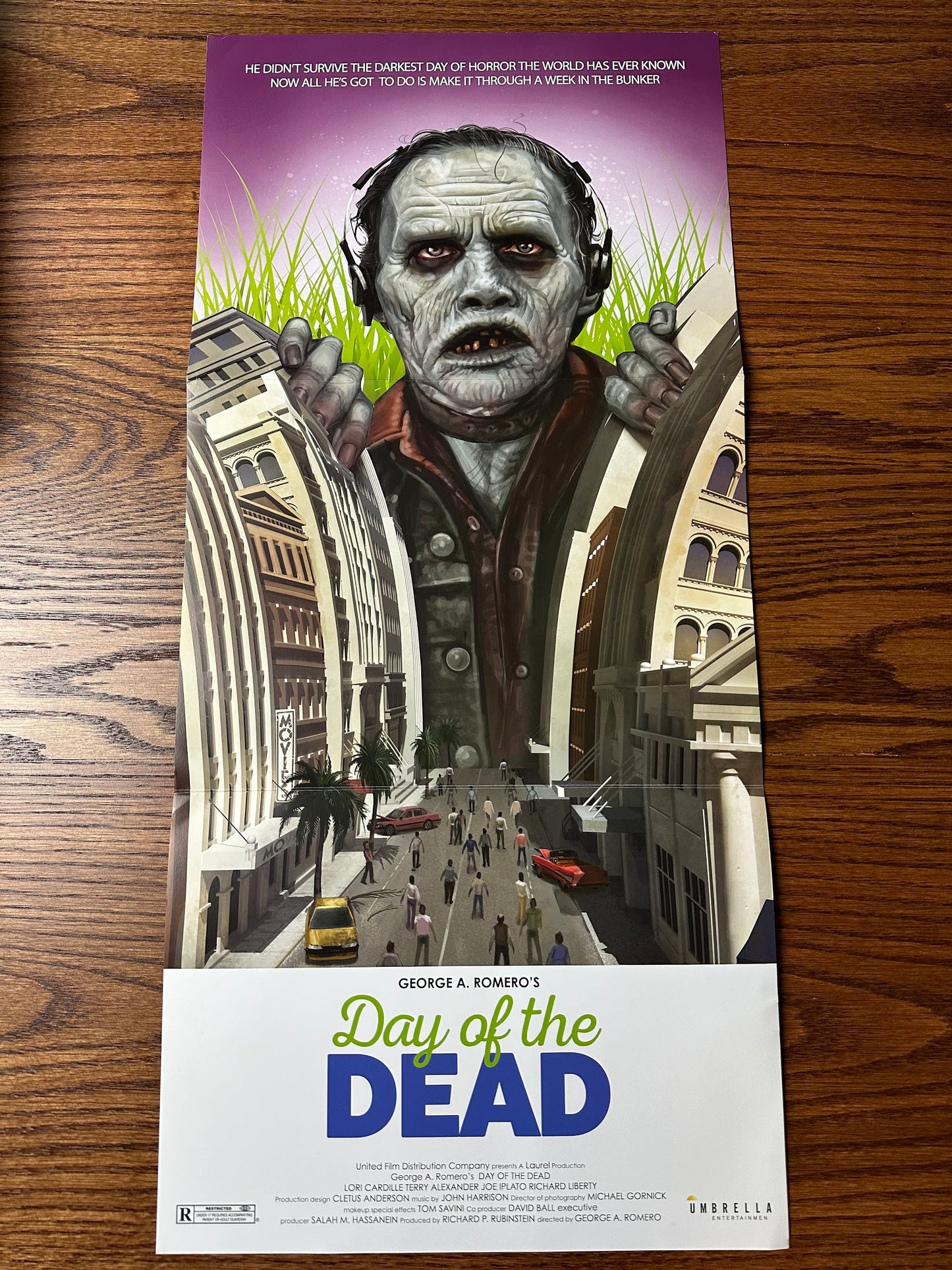 Unknown - Day of the Dead Crocodile Dundee 13x28 movie poster