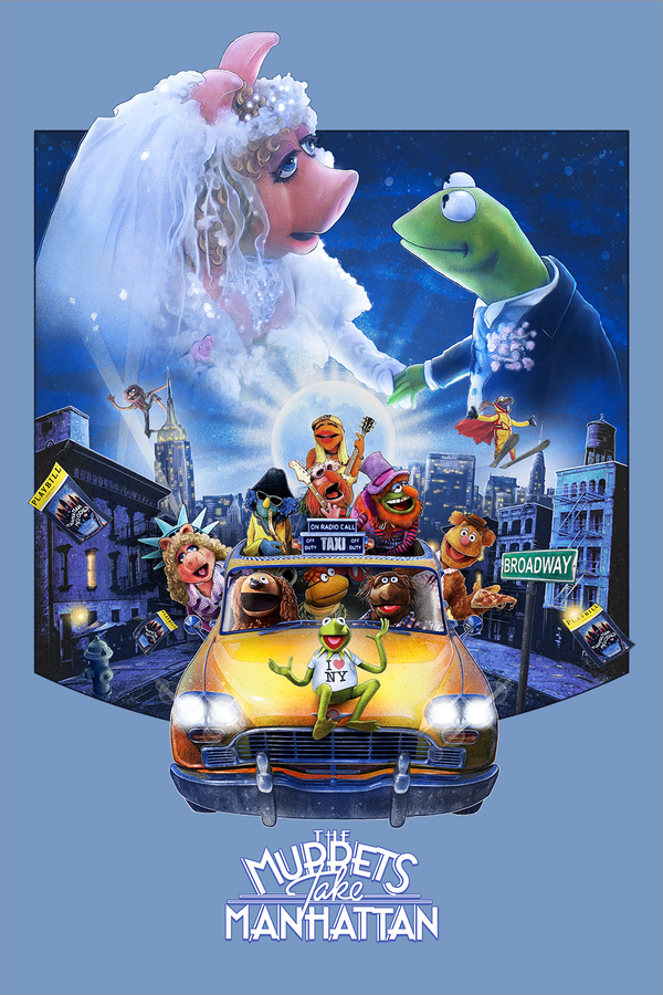 Kevin Wilson - Muppets take Manhattan 24x36 movie poster - detail image 9